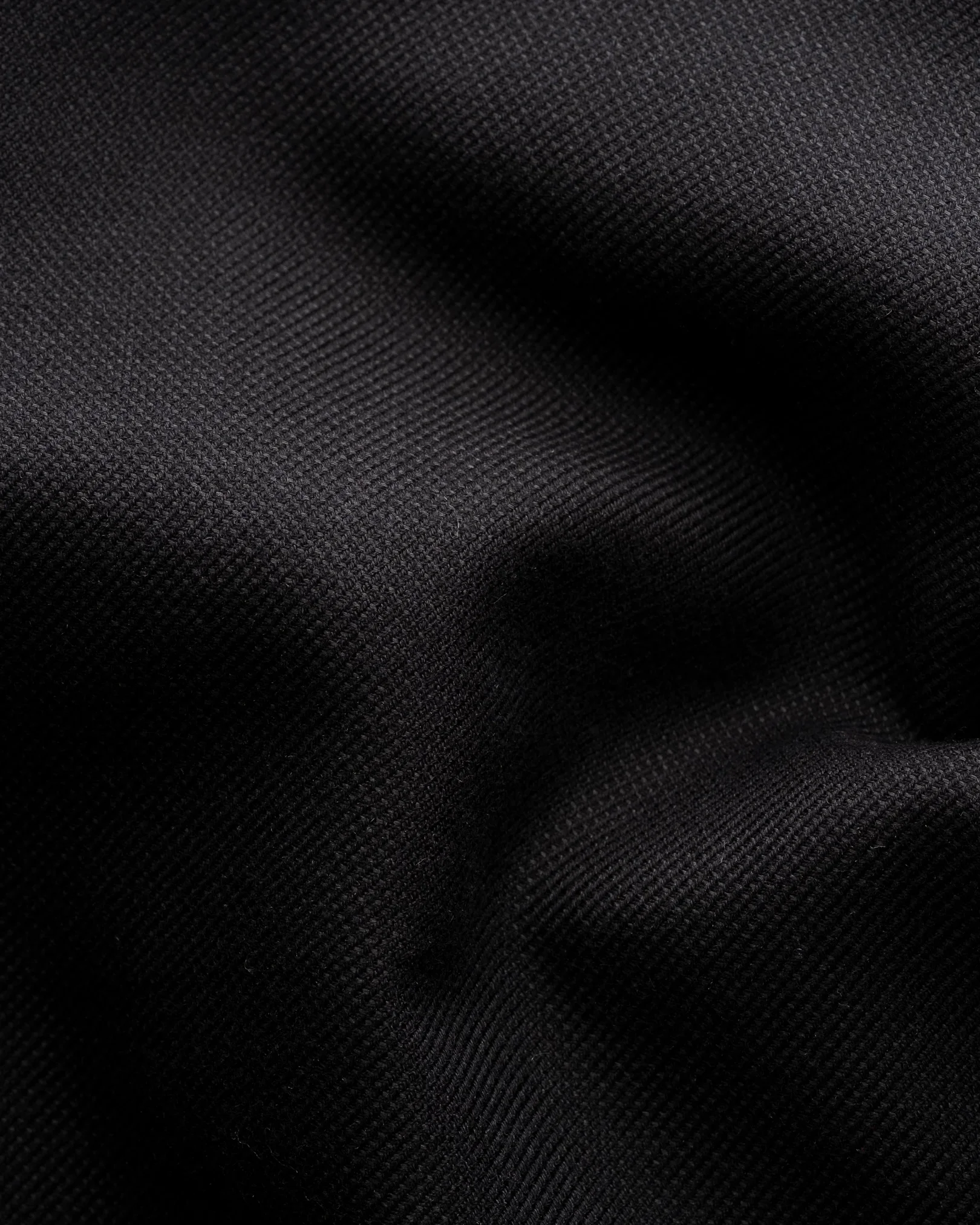 Eton - black cotton cashmere silk