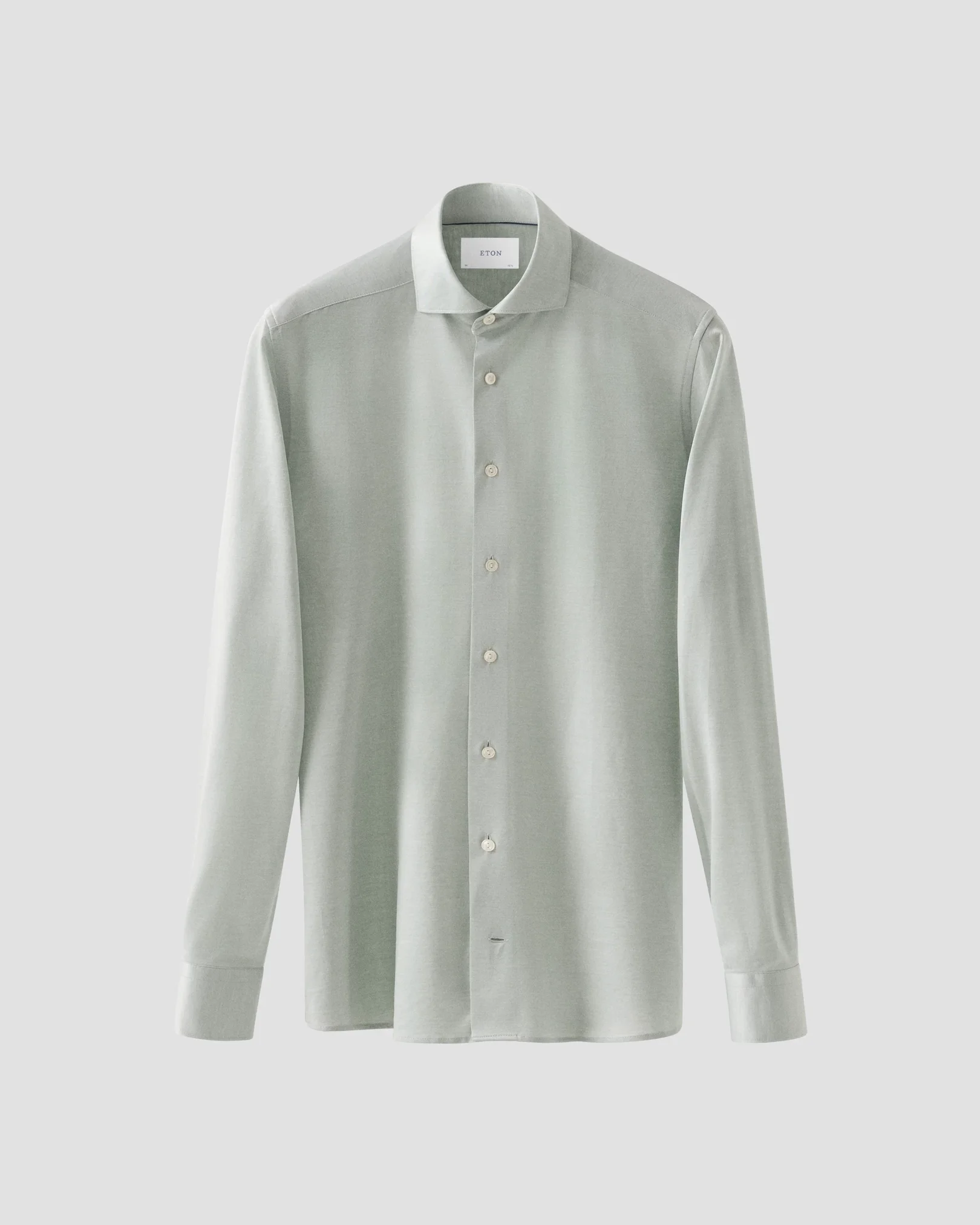 Eton - light green filo di scozia oxford shirt