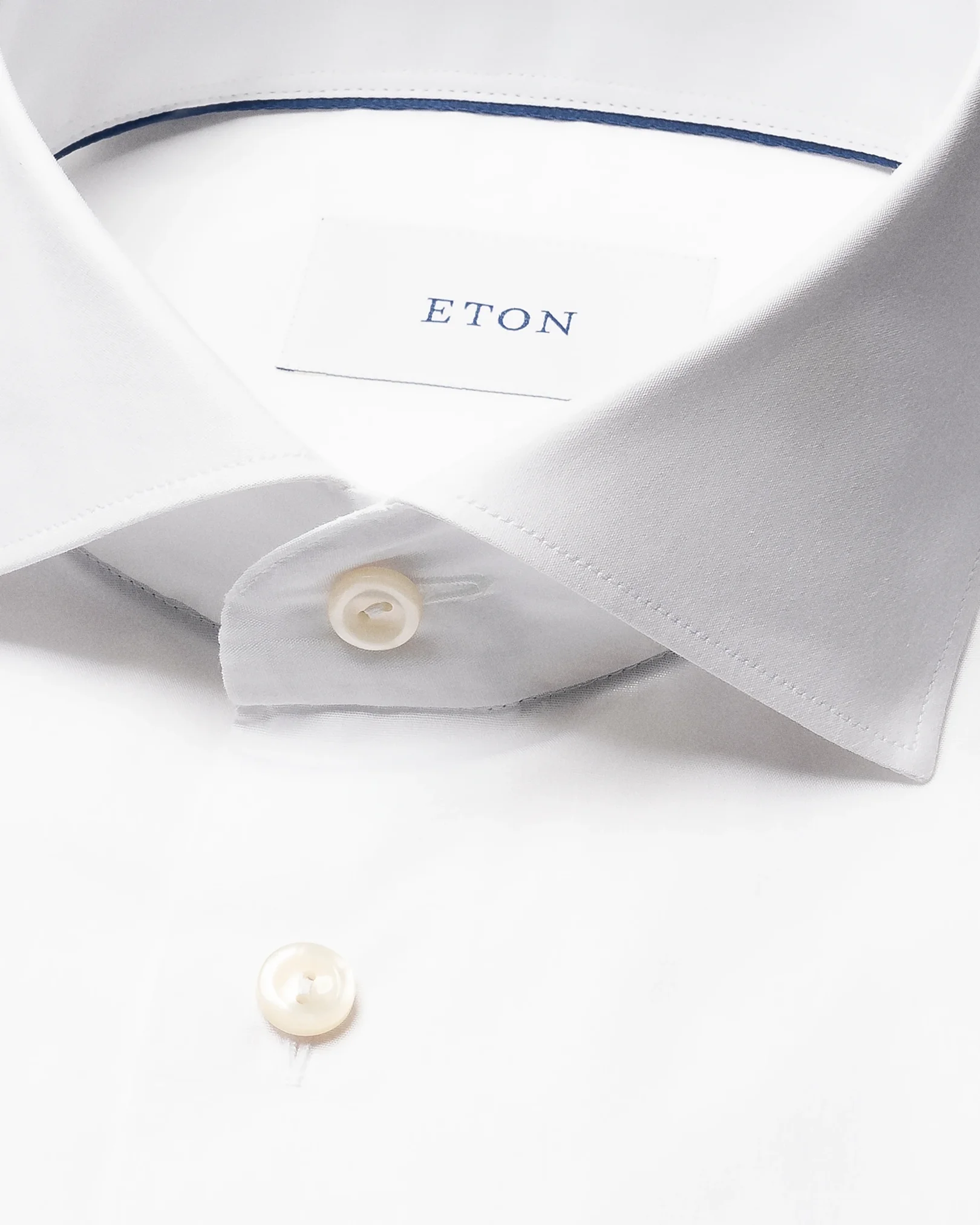 Eton - white end on end breeze poplin shirt