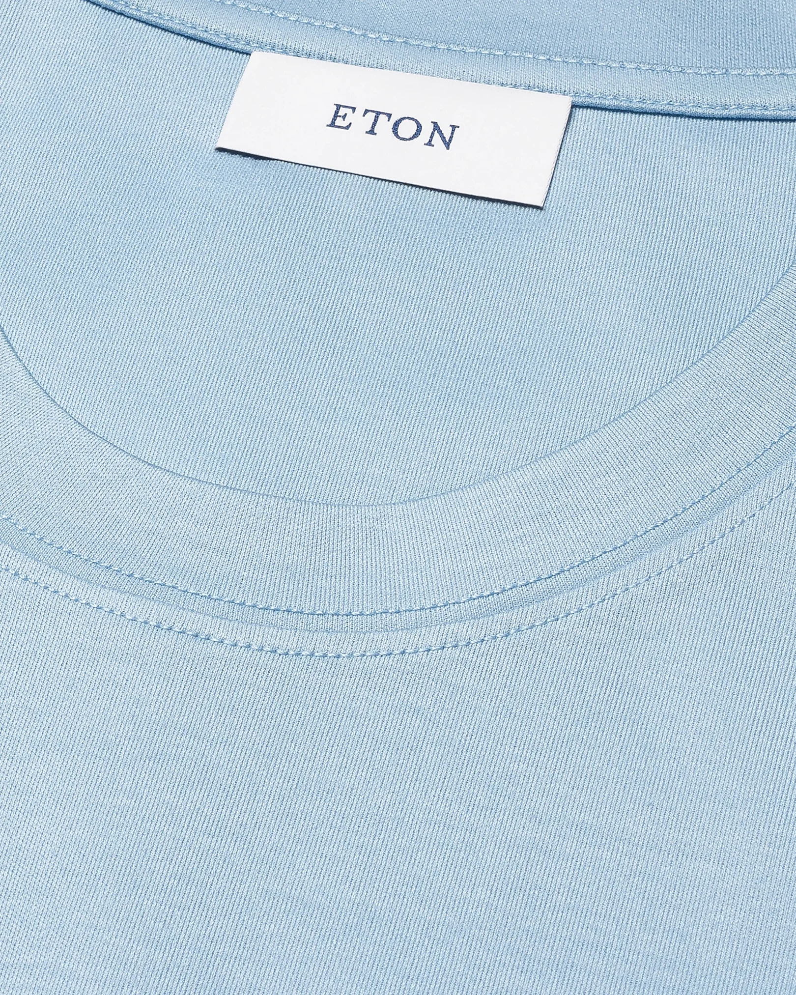 Eton - light blue filo di scozia t shirt