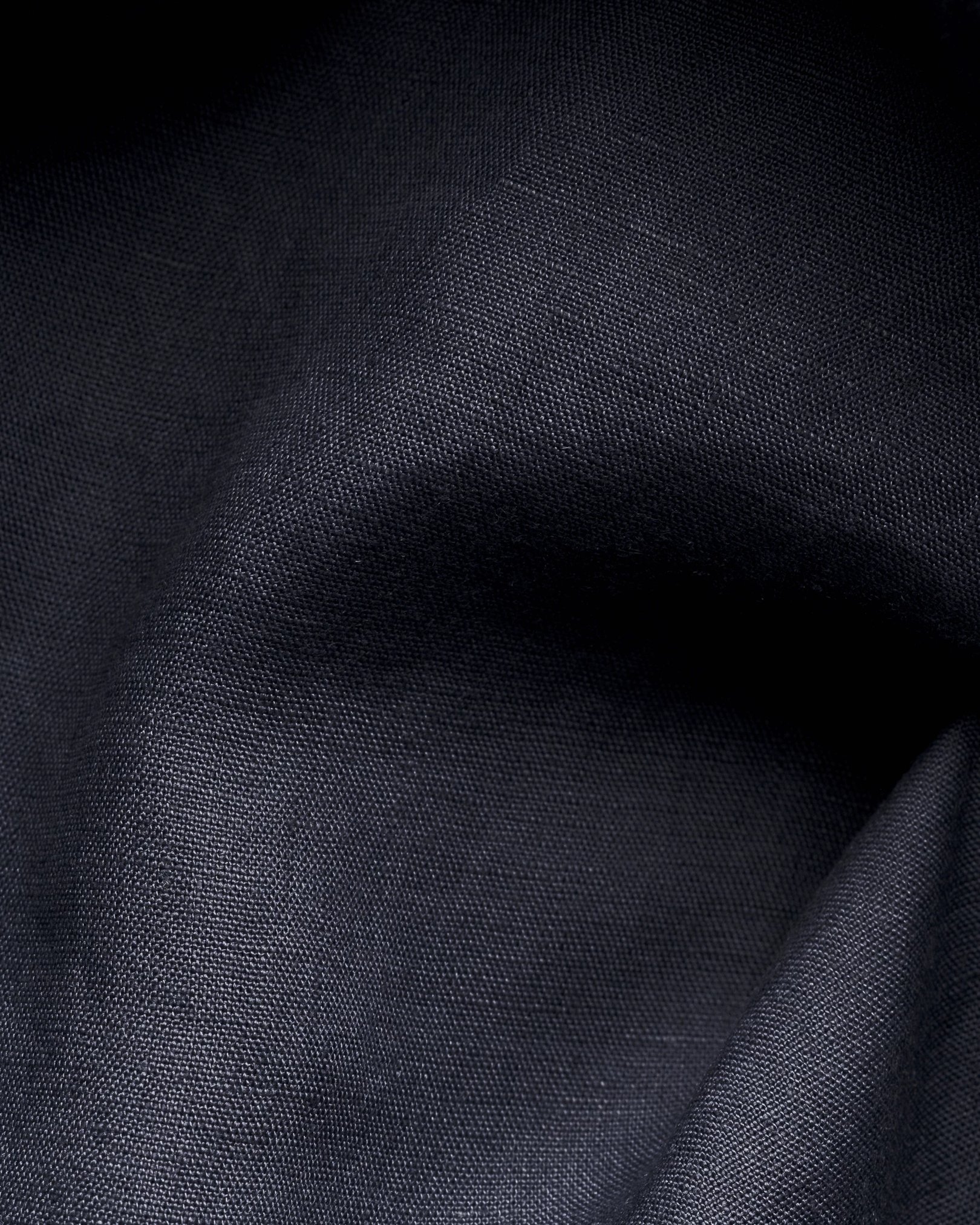 Eton - navy blue linen resort shirt