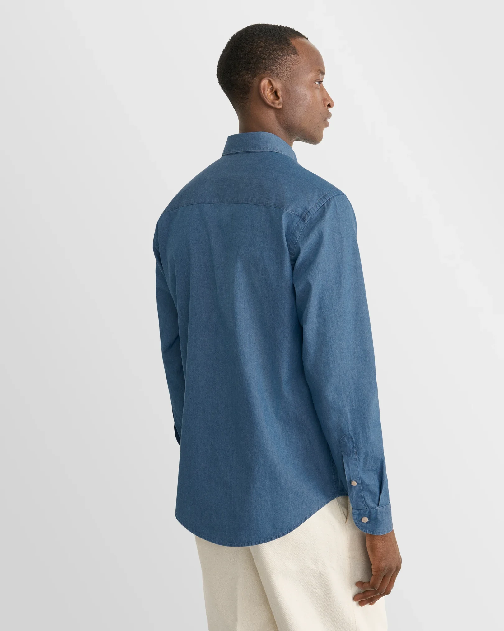 Eton - Mid Blue Denim Shirt