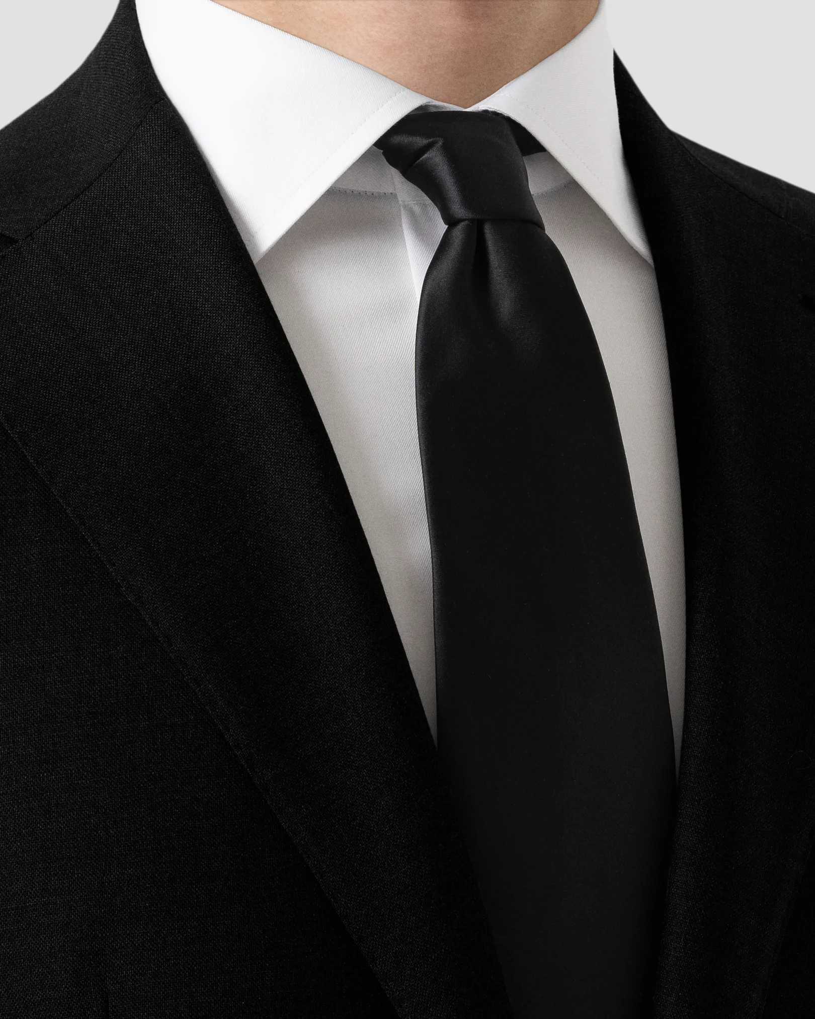 Eton - Solid Silk Satin Tie