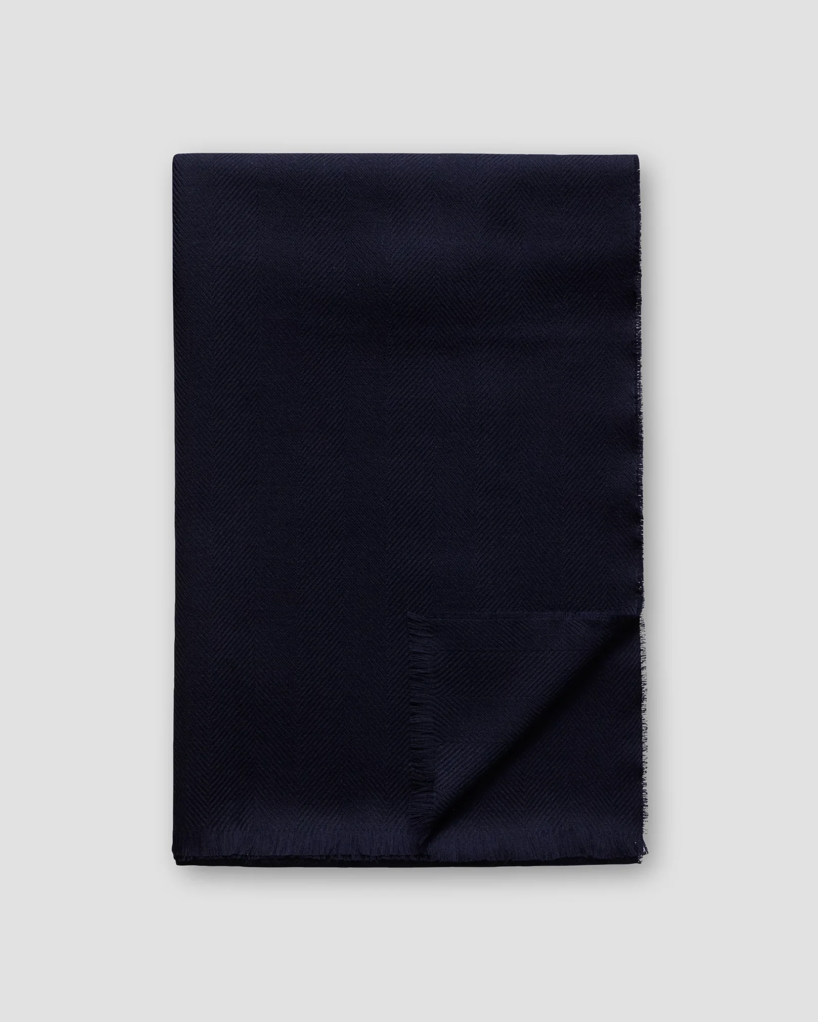 Eton - navy wool scarf