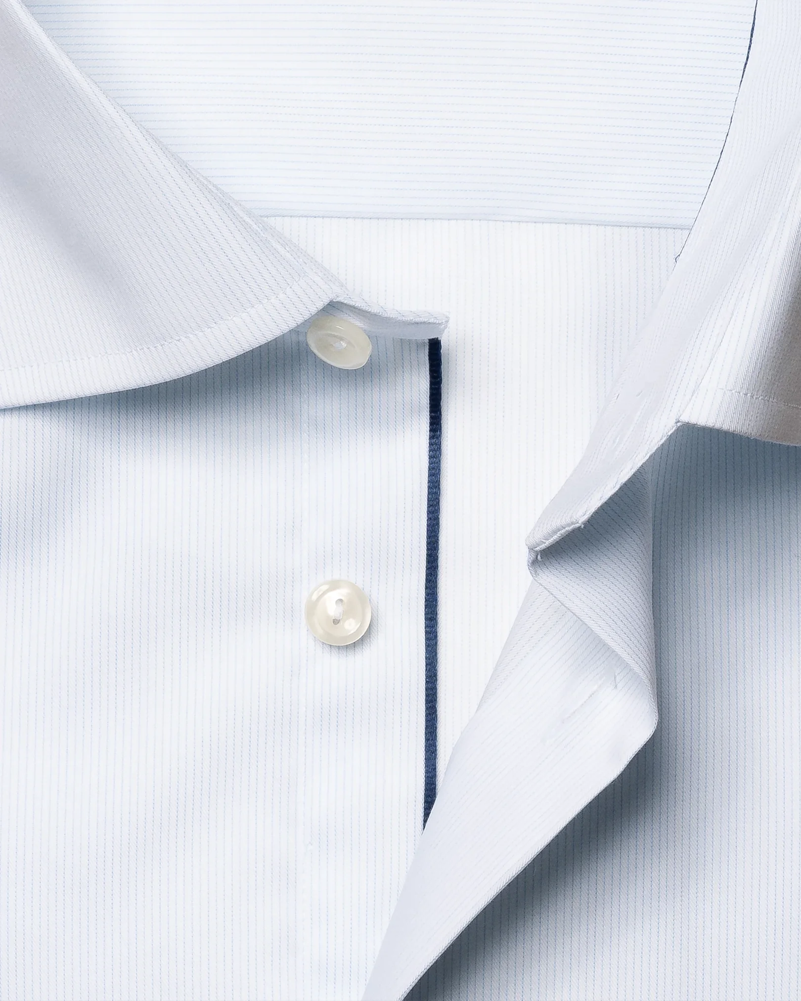Eton - light blue twill solid shirt