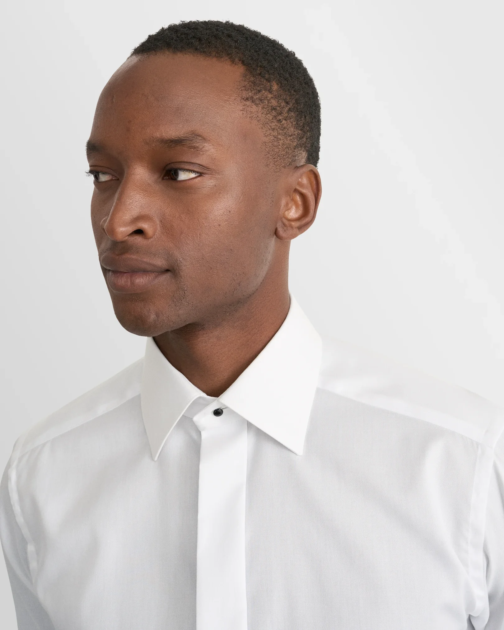 Eton - White Signature Twill Tuxedo Shirt