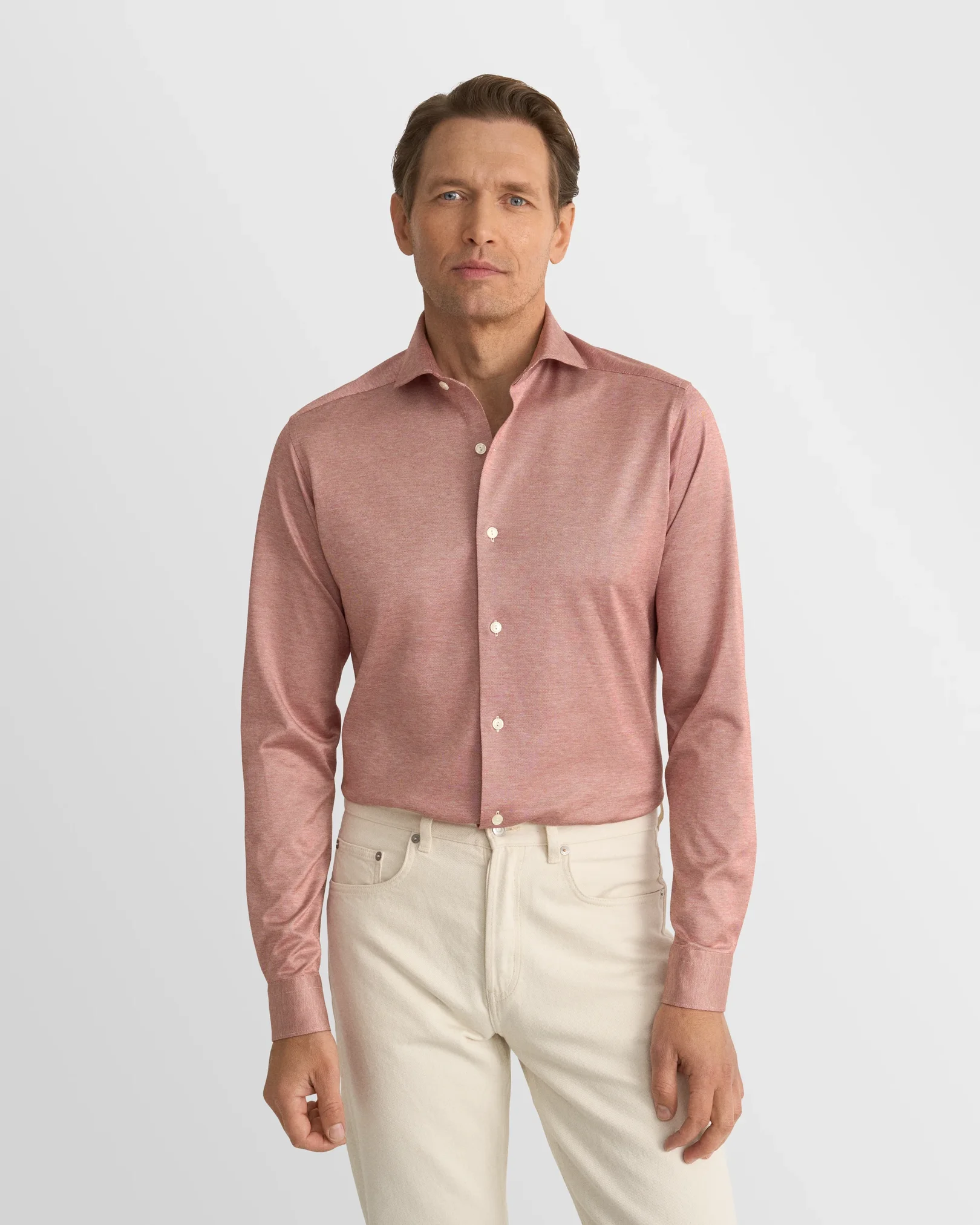 Eton - Filo di Scozia Jersey Shirt