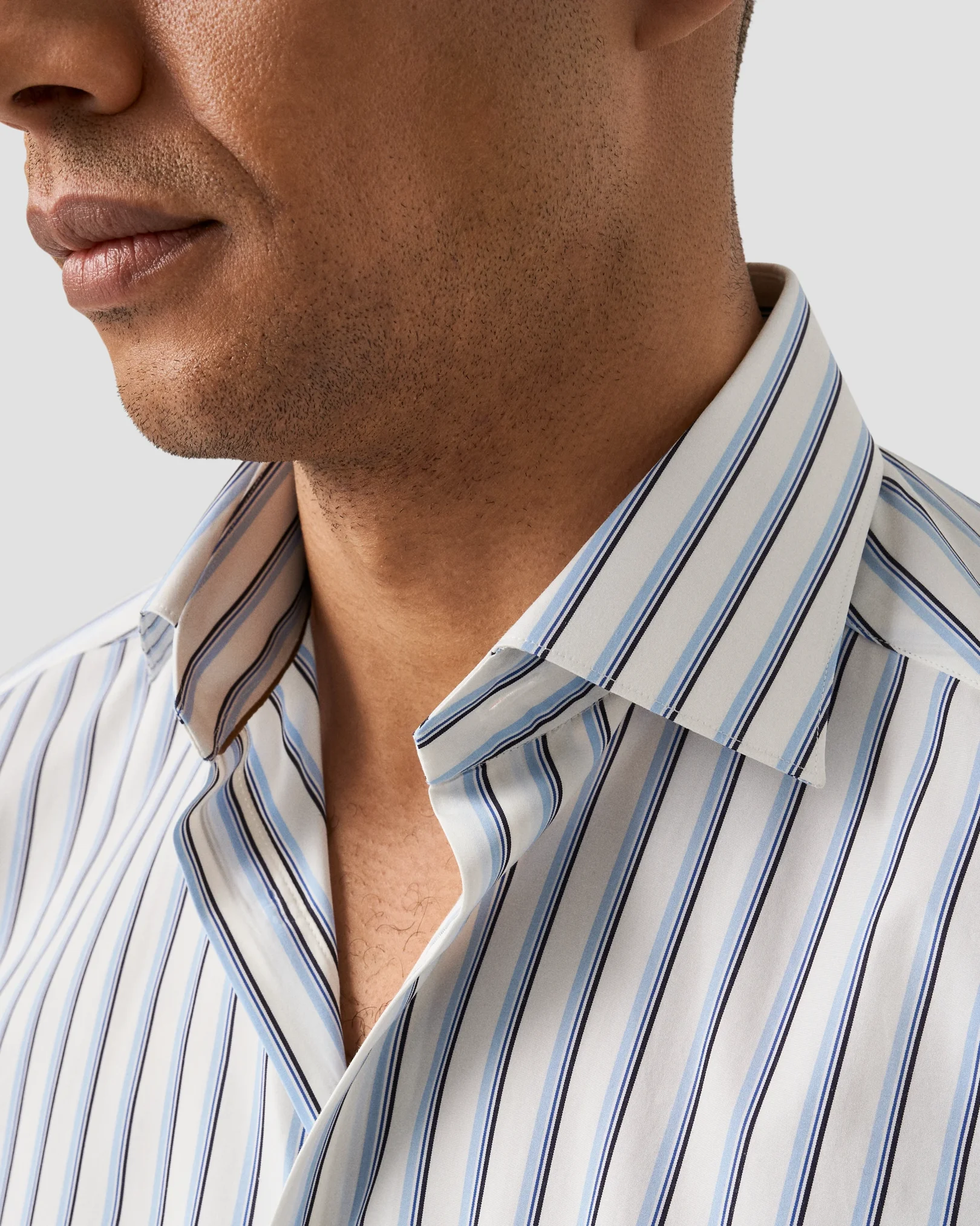 Eton - Striped Supima 120 Poplin Shirt