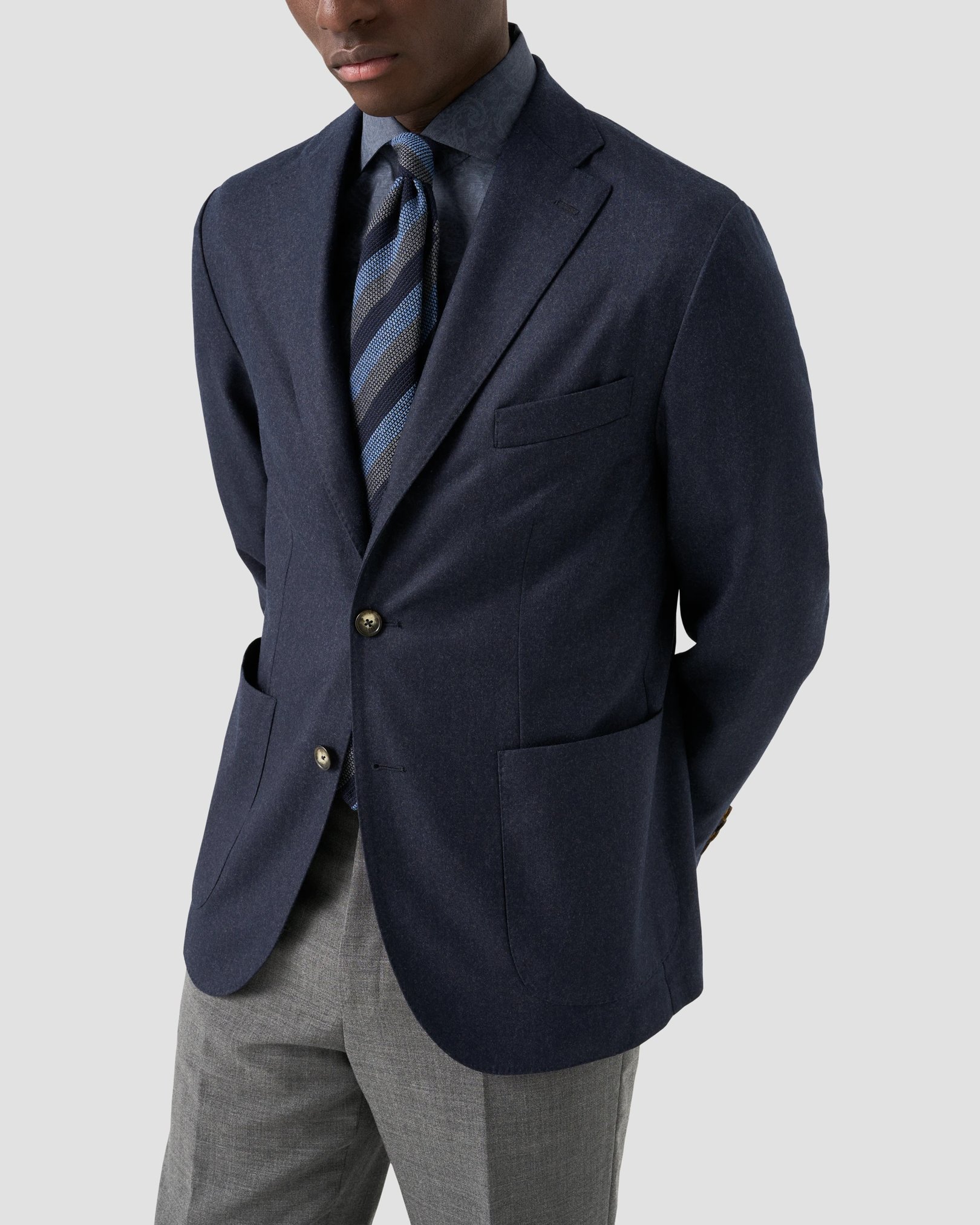 Eton - Paisley Print Twill Shirt
