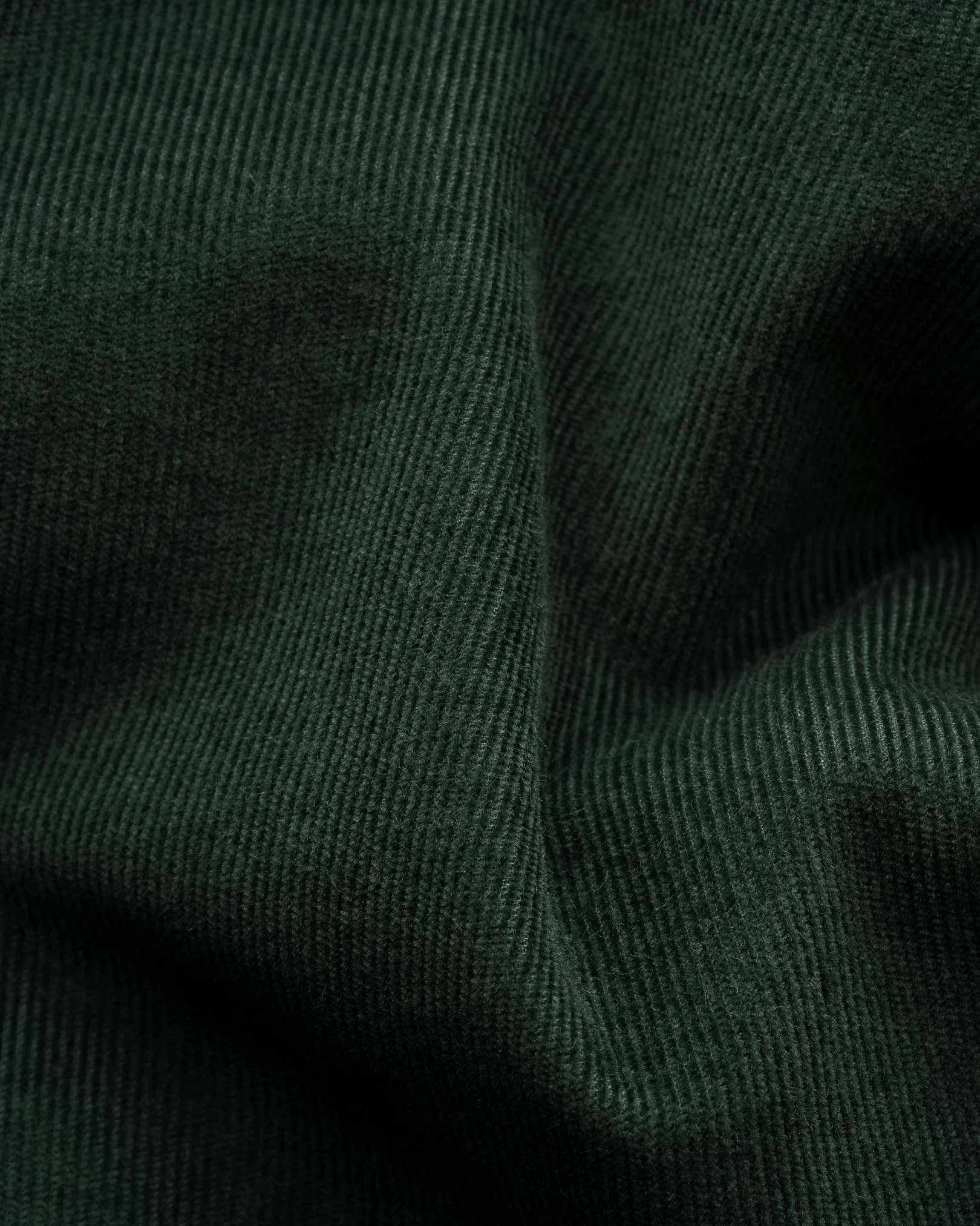 Eton - dark green corduroy widespread shirt