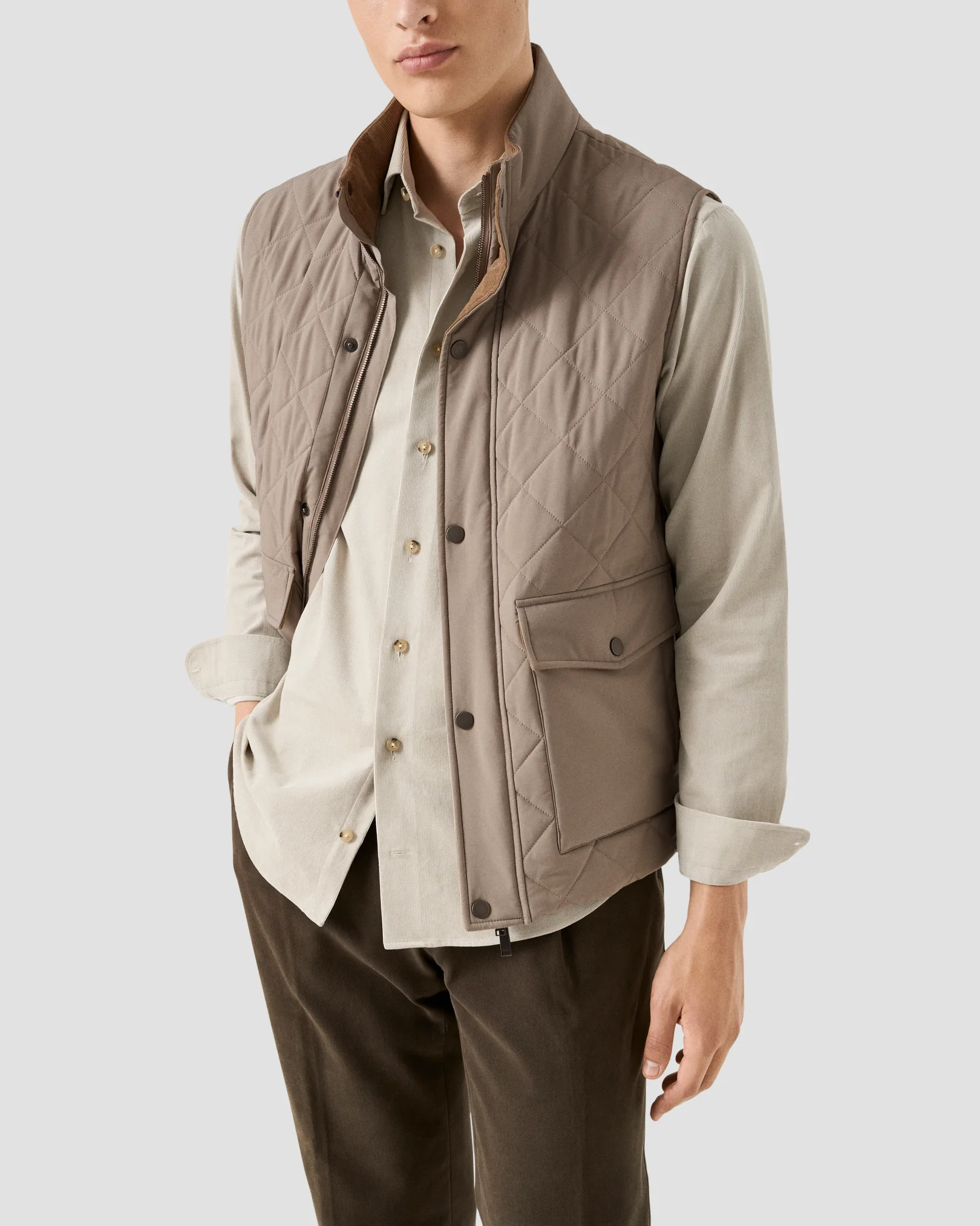 Eton - quilted shell vest