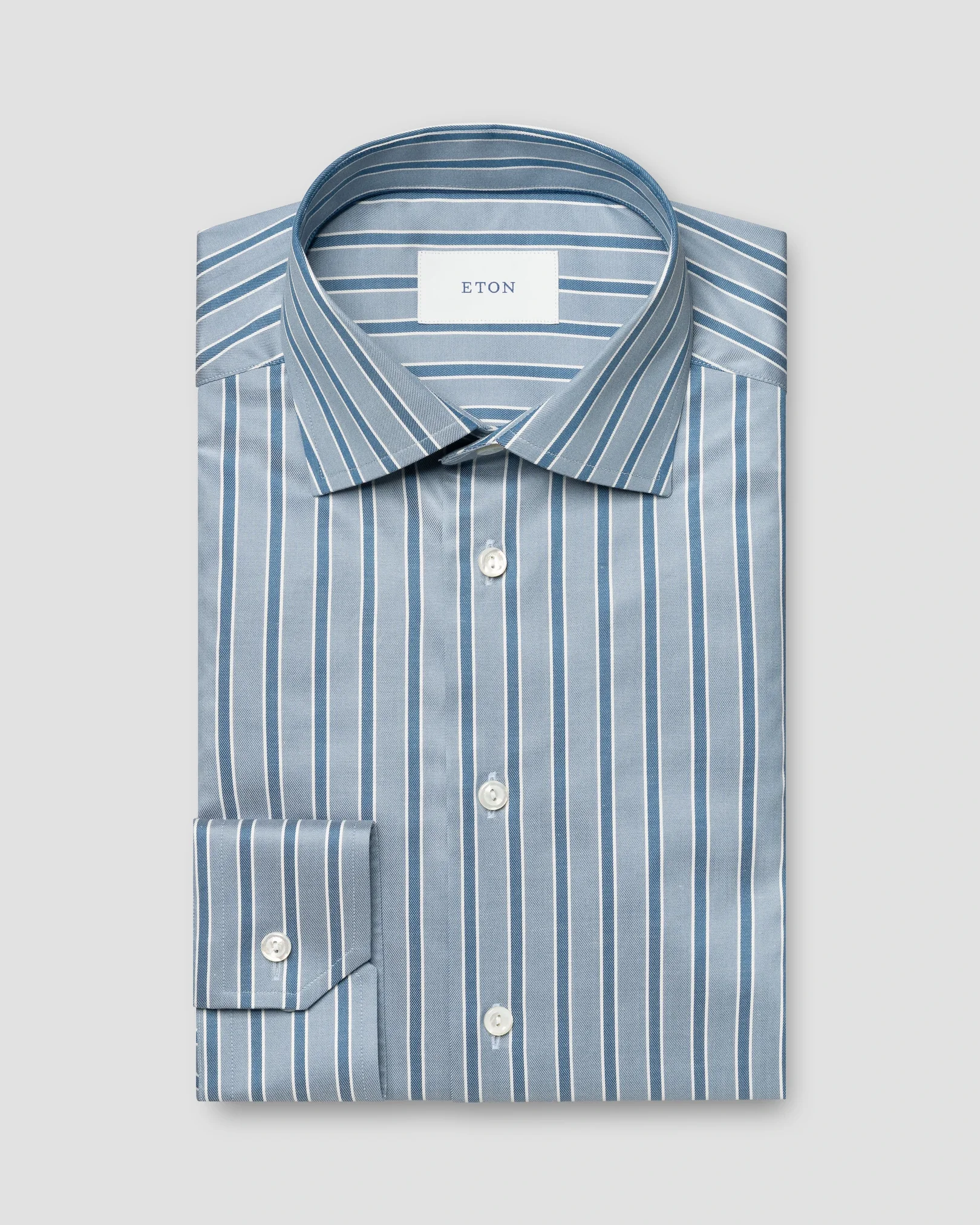 Eton - fine twill shirt cut away single slim
