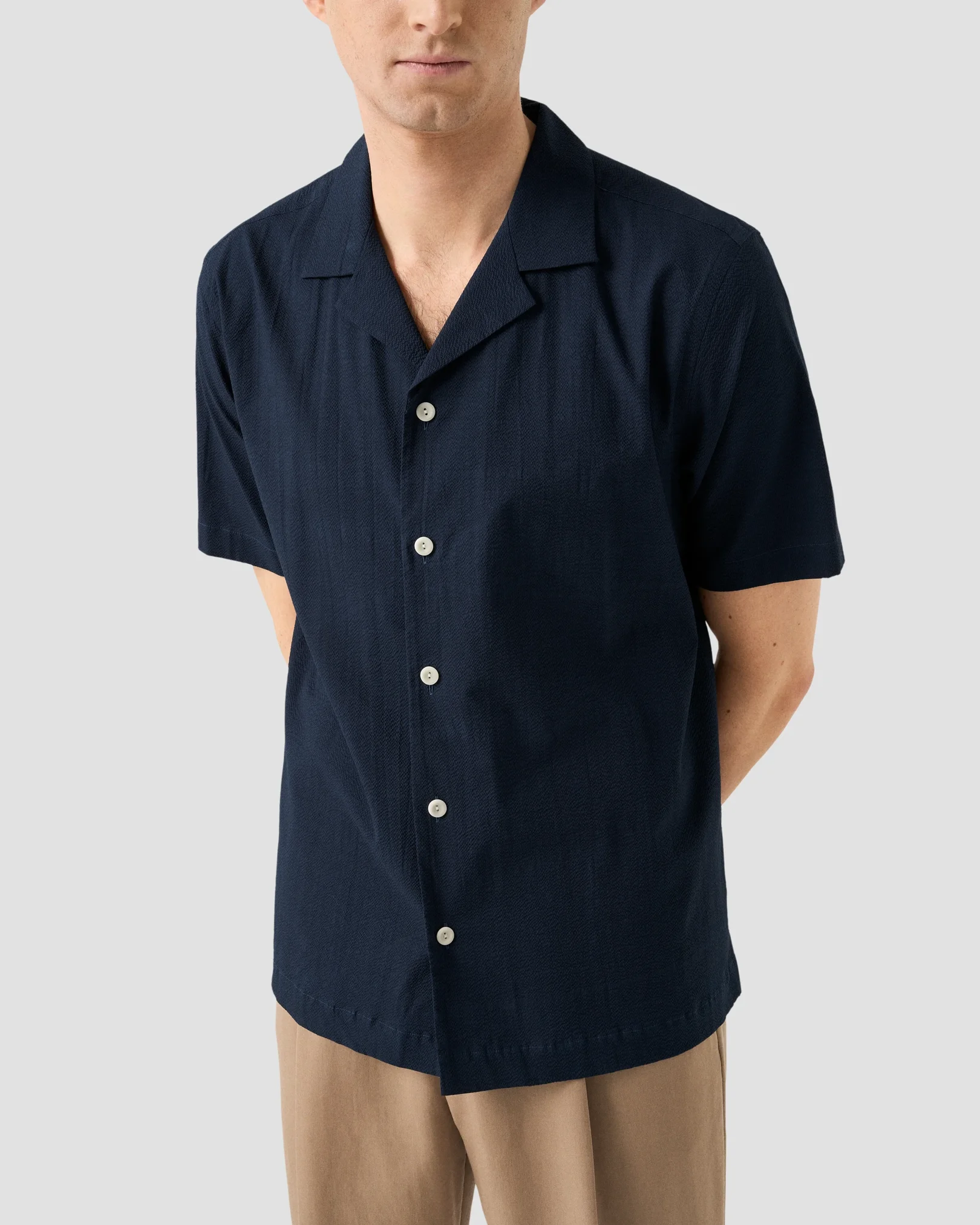 Eton - seersucker resort shirt