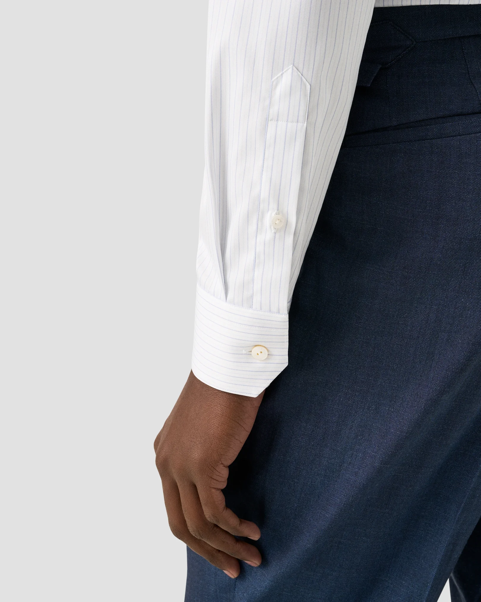 Eton - elevated striped supima 120 shirt