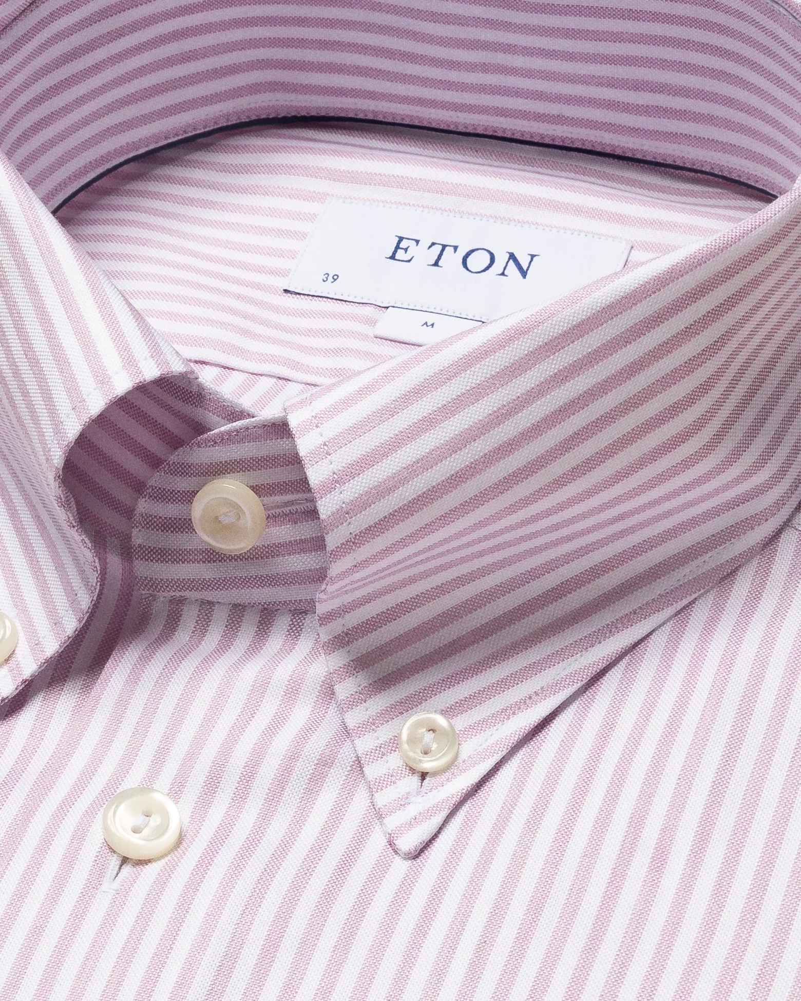 Eton - pink fine oxford