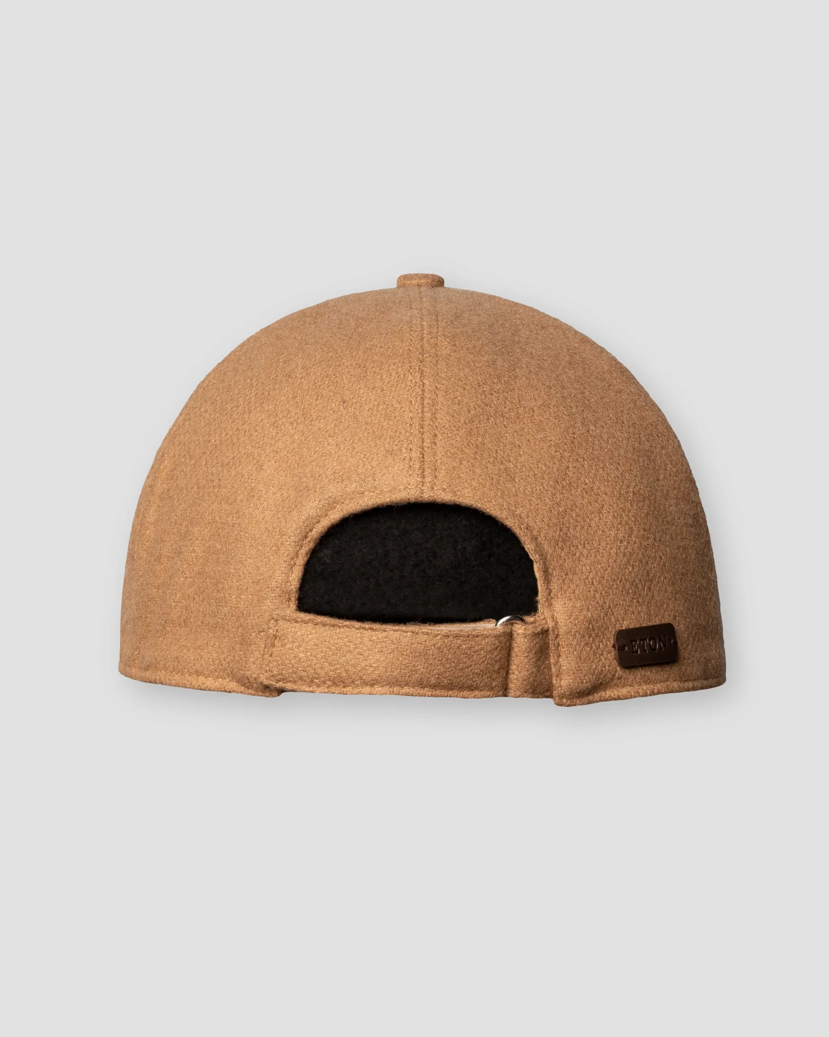 Eton - beige wool blend baseball cap