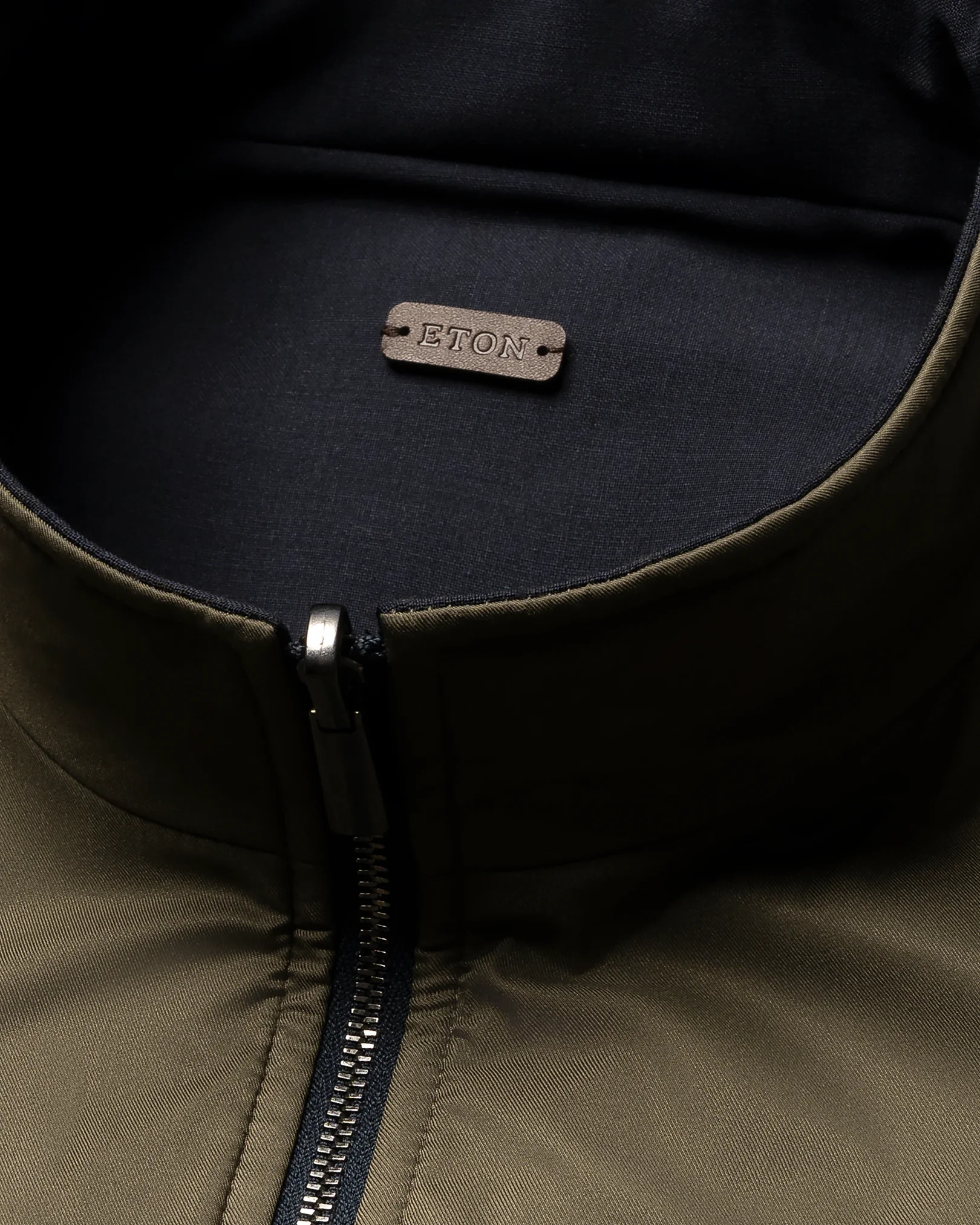 Eton - reversible vest navy