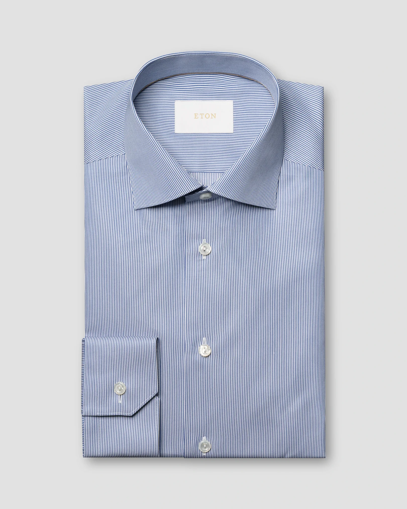 Eton - Striped Supima 120 Poplin Shirt