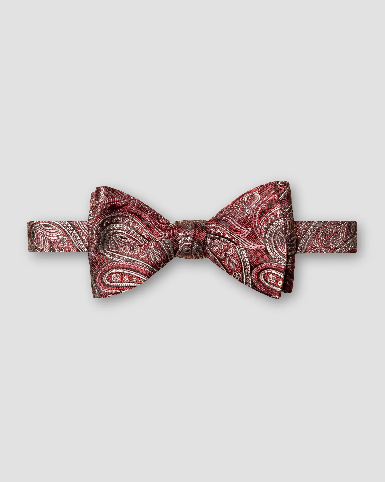 Eton - red paisley bow tie
