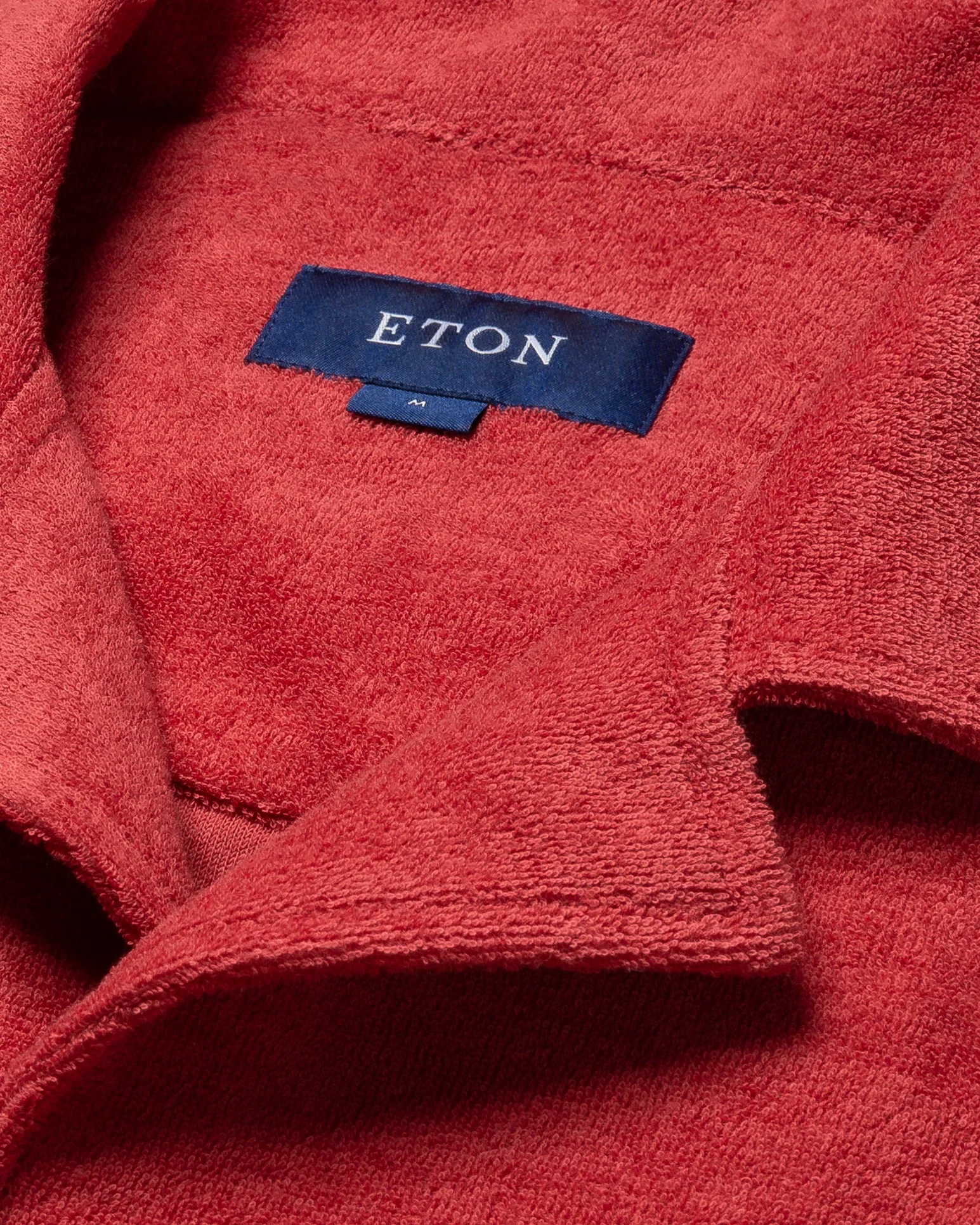 Eton - red terry resort shirt