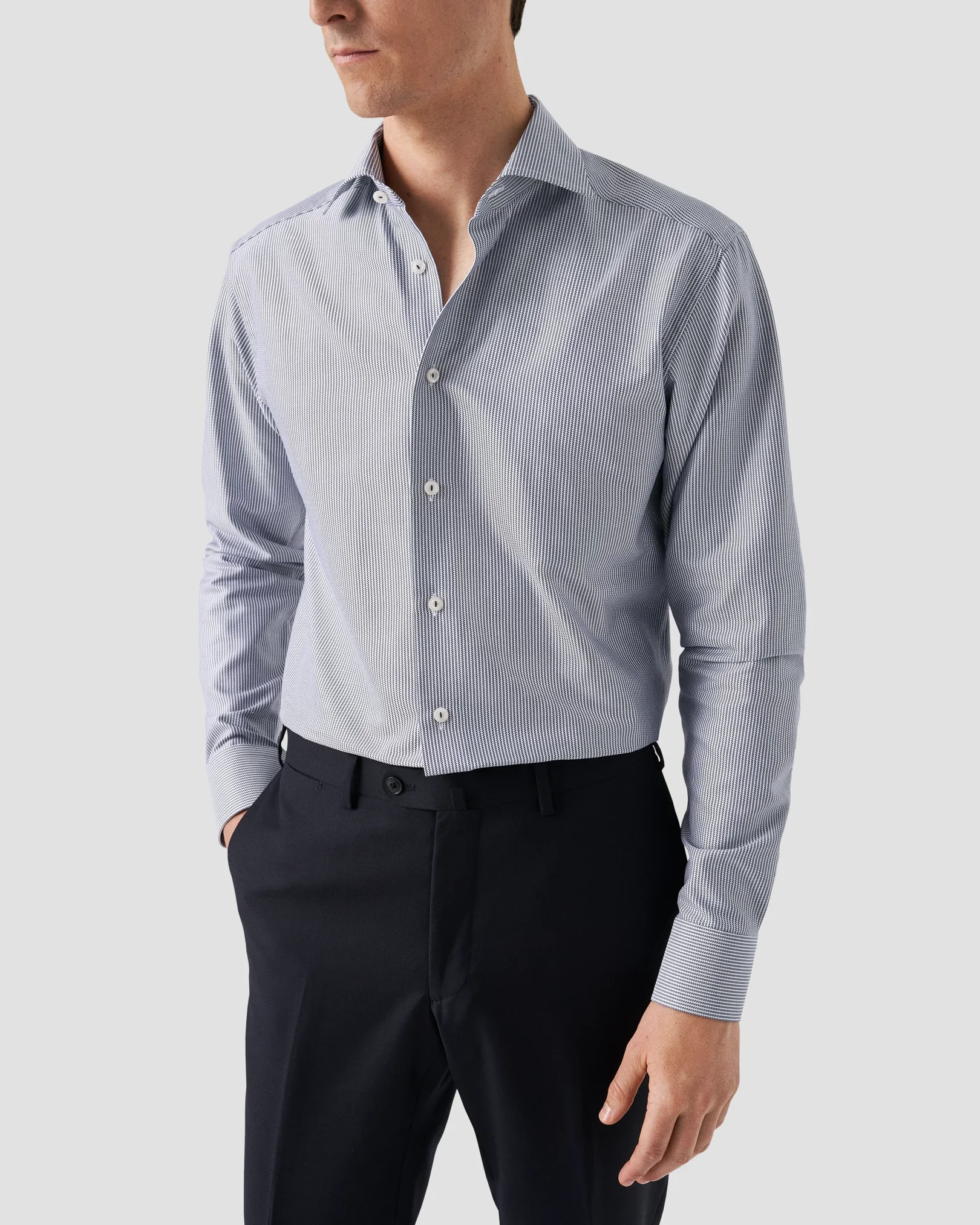 Eton - Striped Signature Twill Shirt