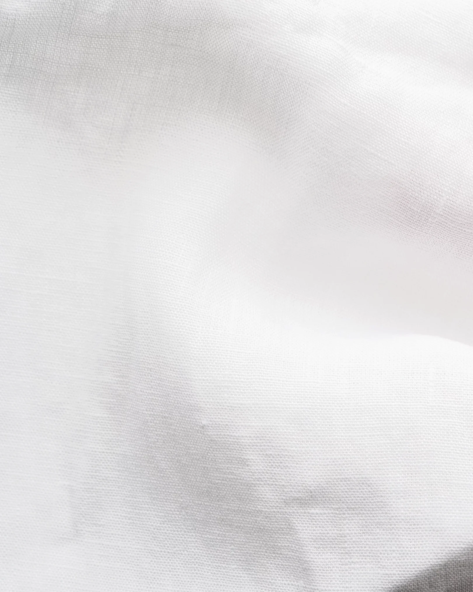 Eton - white band collar linen shirt
