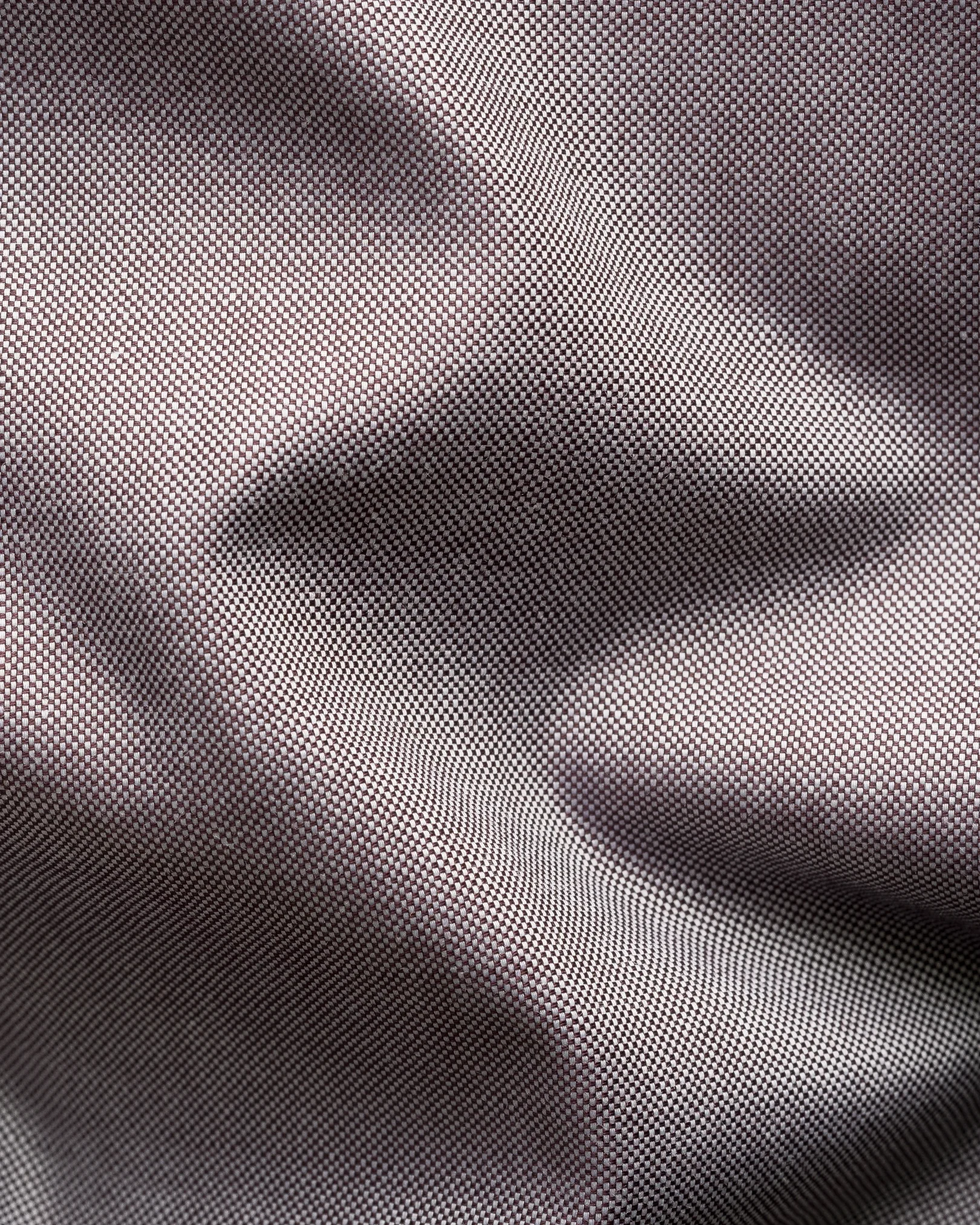 Eton - dark purple solid oxford shirt
