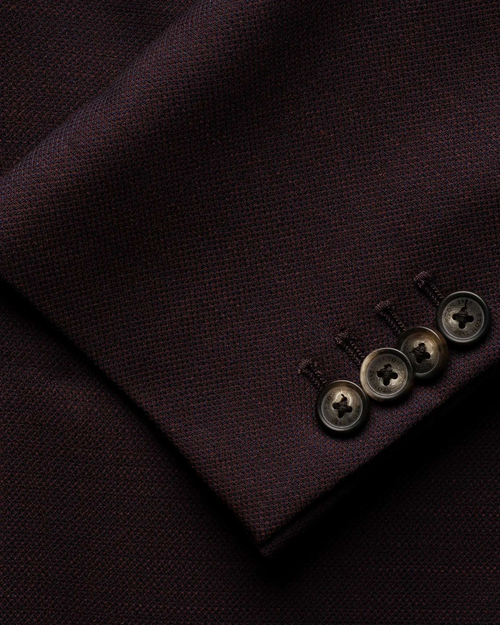 Eton - dark red lana tech structure soft jacket