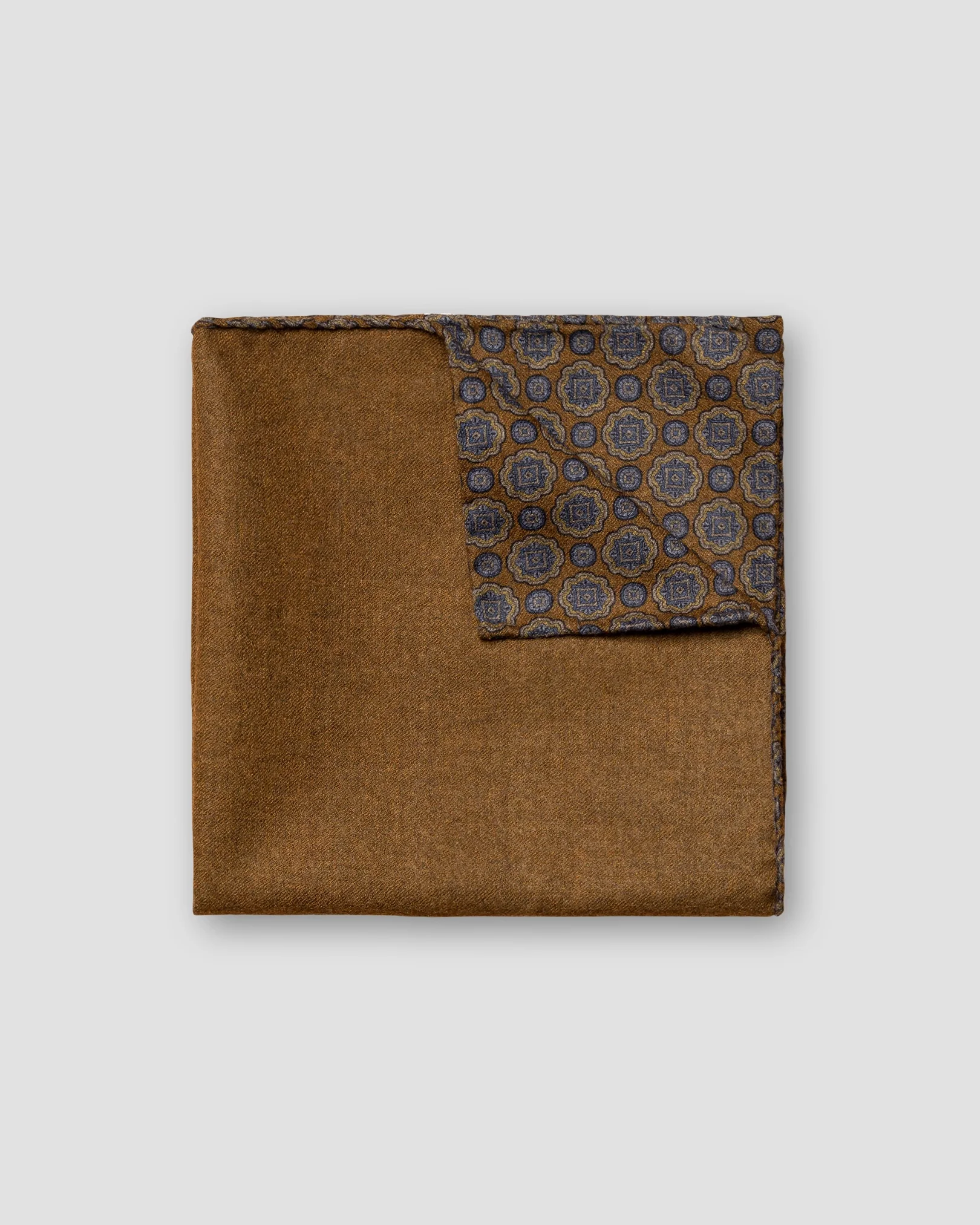 Eton - orange wool pocket square