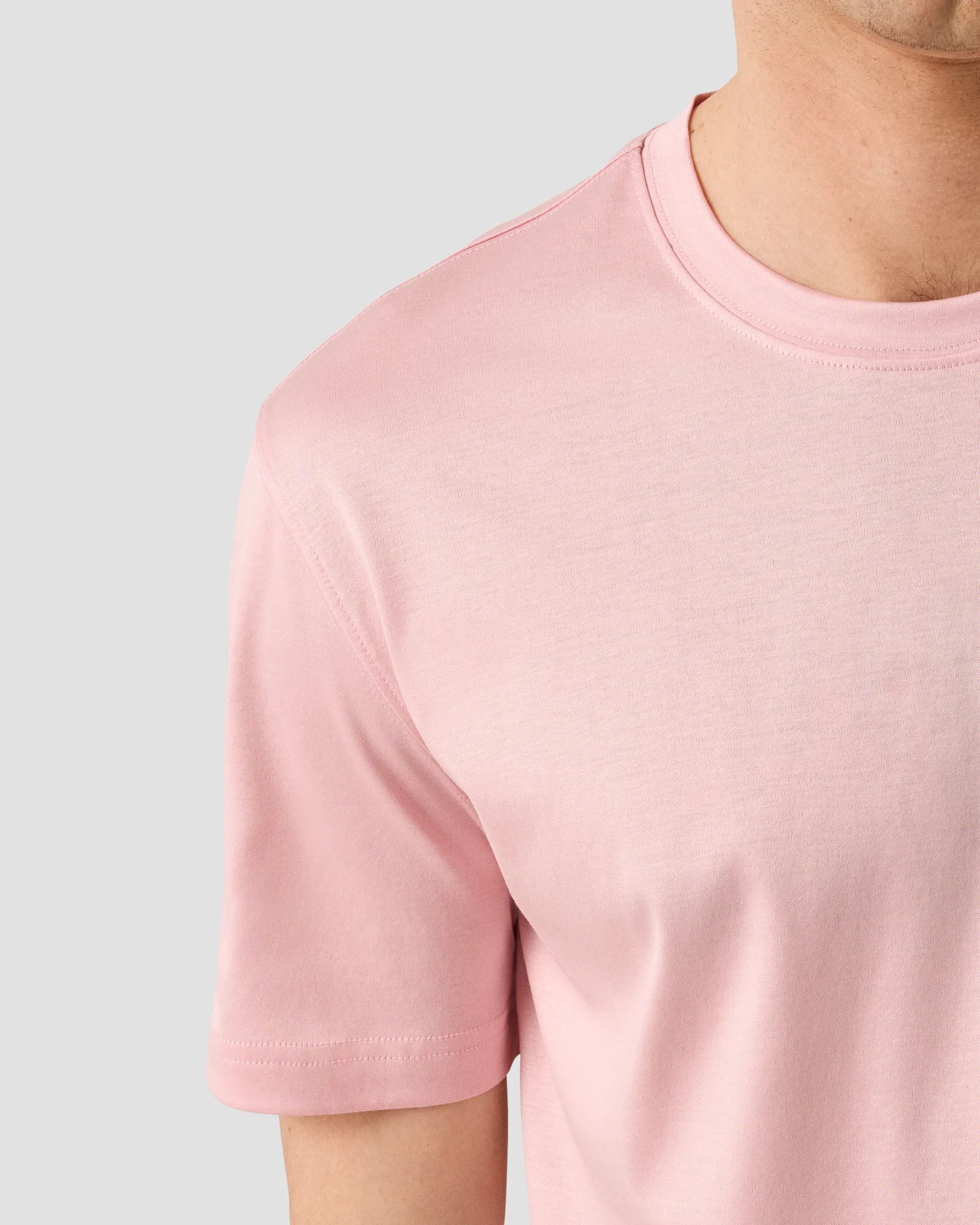 Eton - filo di scozia t shirt pink filo di scozia t shirt