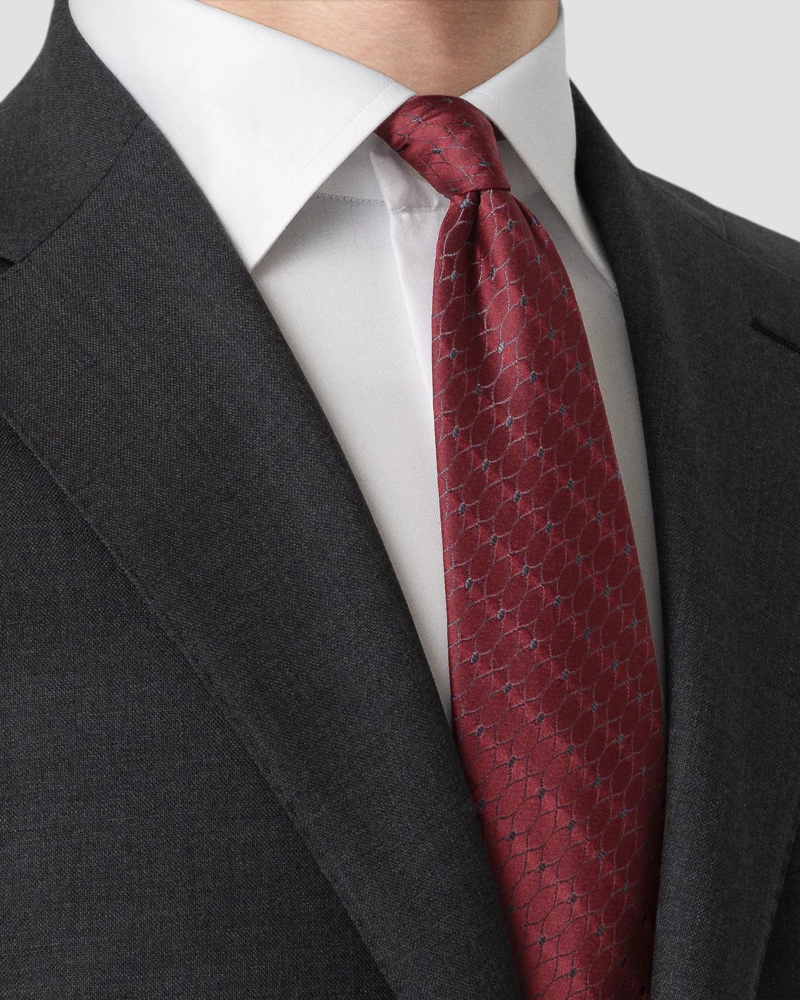 Eton - geometric woven silk 256 tie