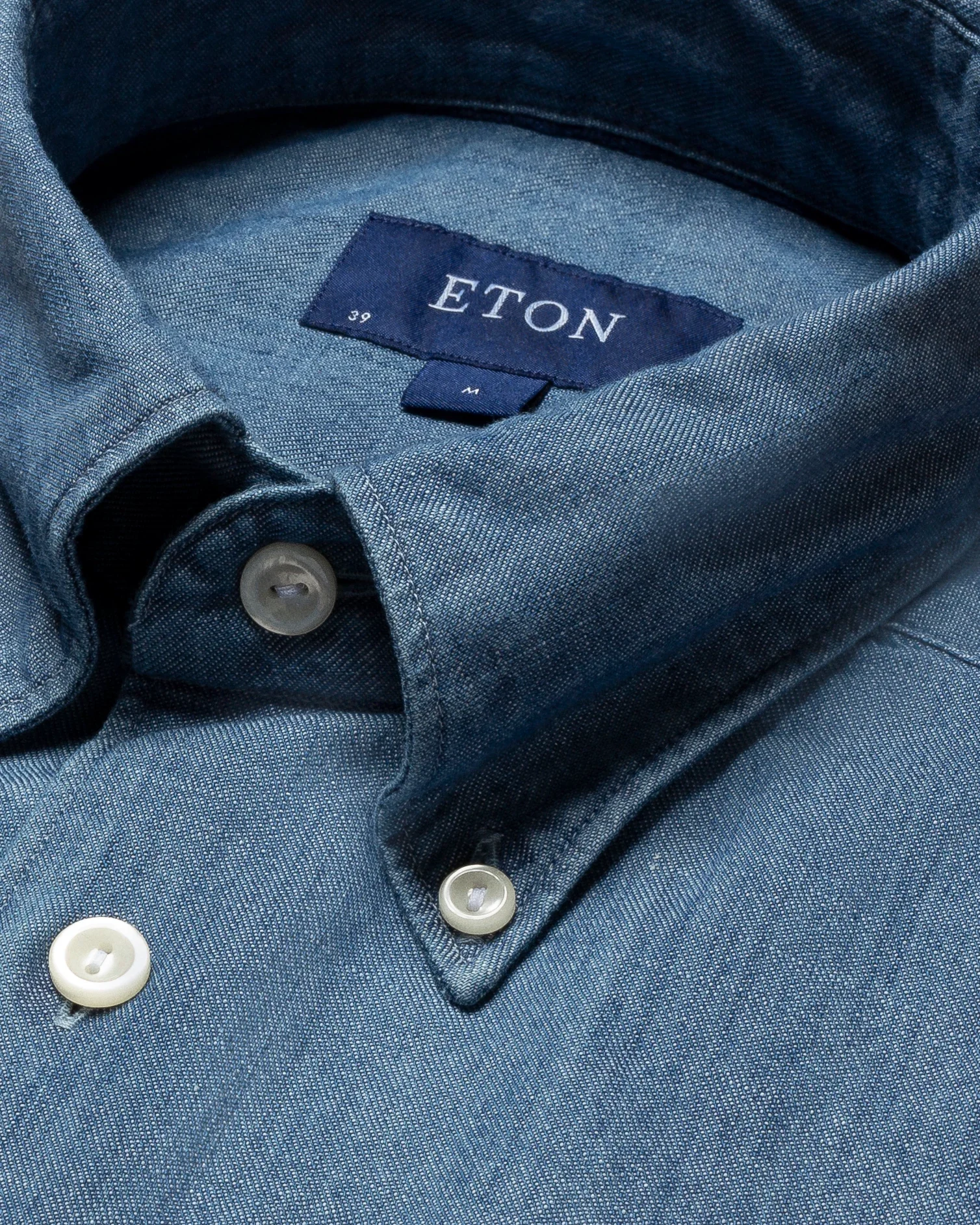 Eton - light blue denim shirt button down