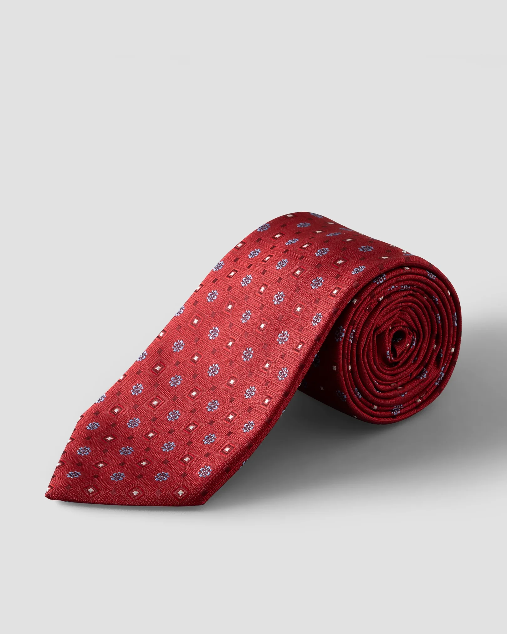 Eton - 256 geometric woven silk tie