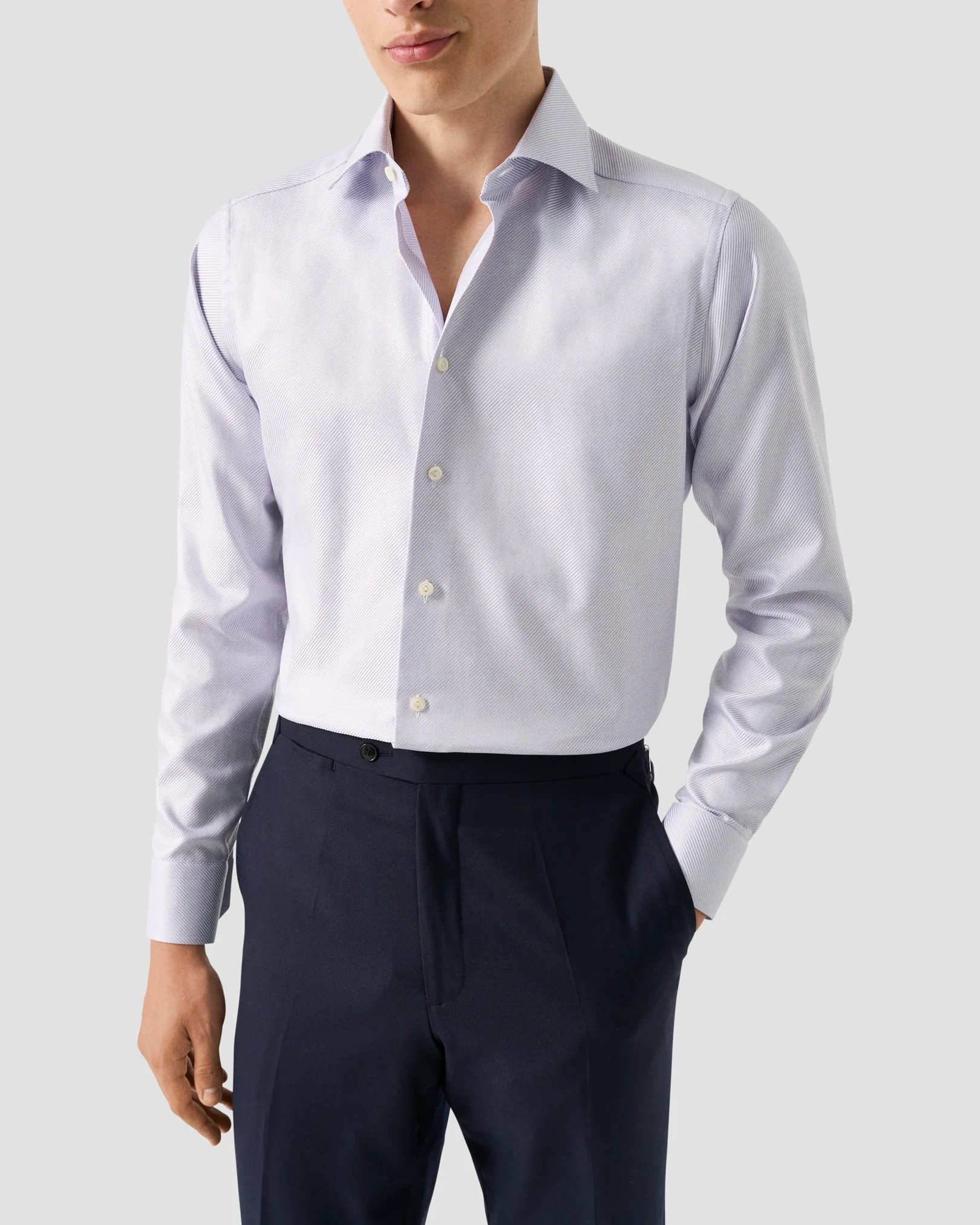Eton - 256 solid king twill shirt