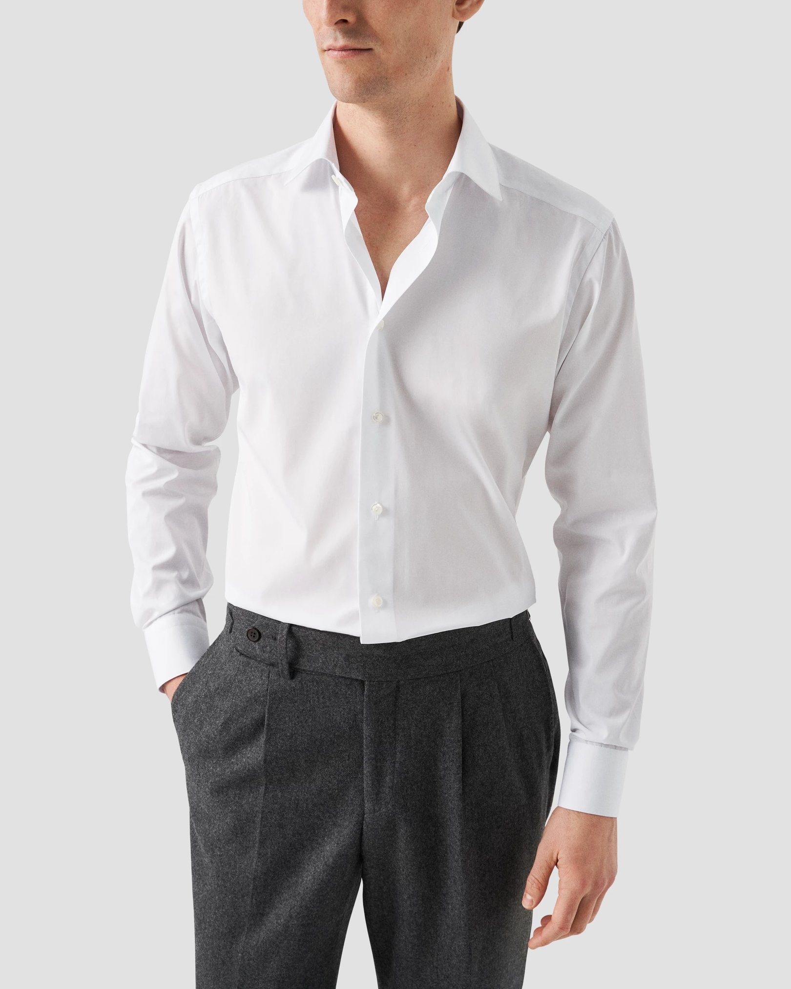 Eton - White Fine Poplin Shirt