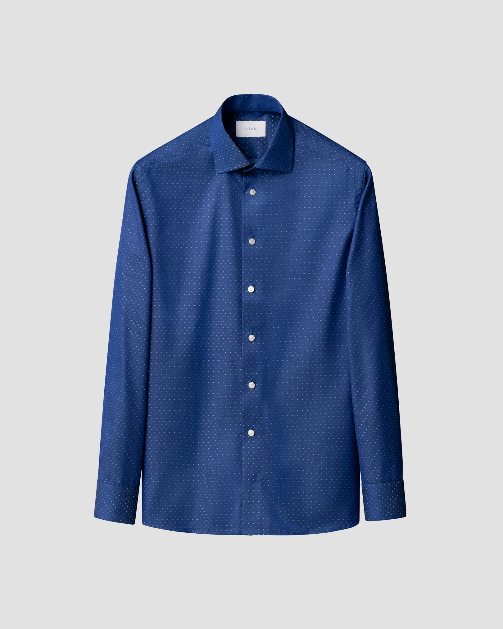 Eton - woven pin dot shirt