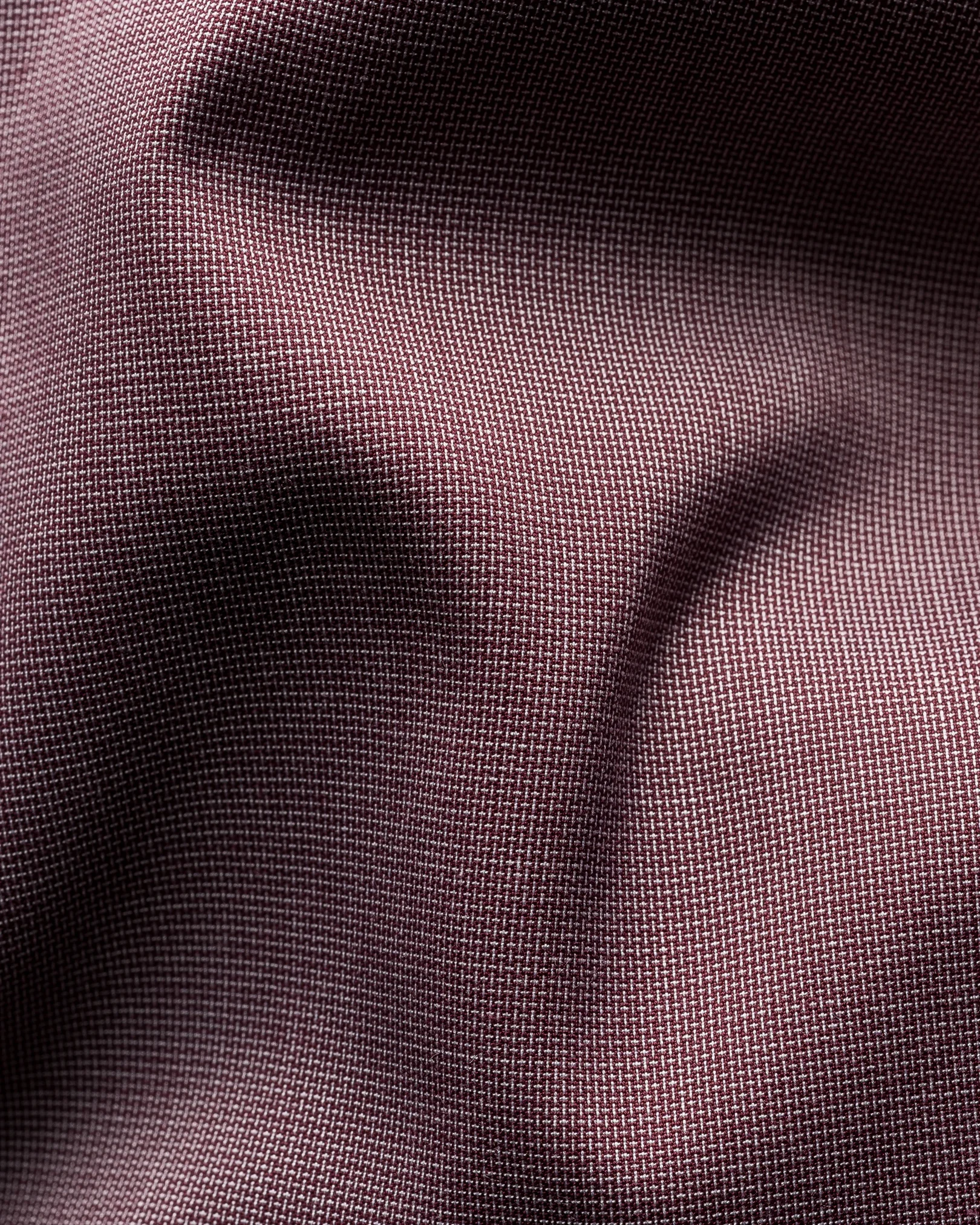 Eton - dark red solid lighweight poplin shirt