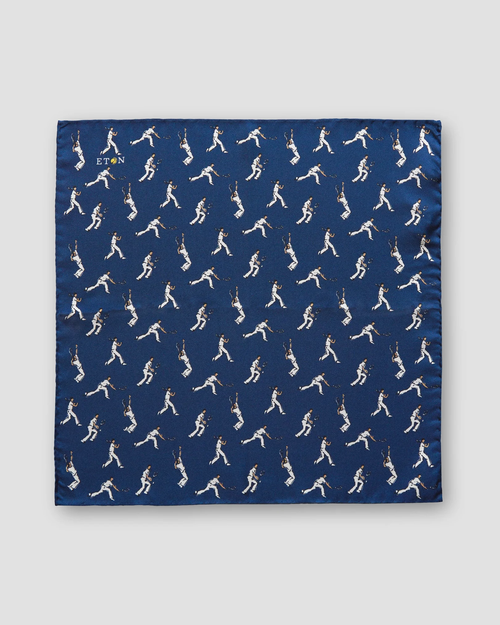 Navy Silk Pocket Square