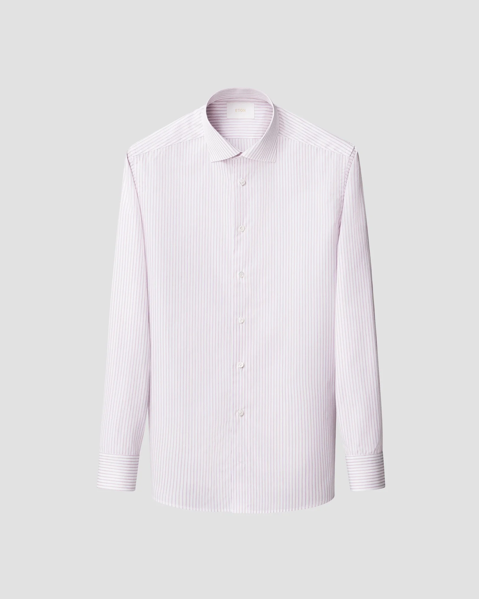 Eton - light purple striped supima 120 shirt cut away single slim