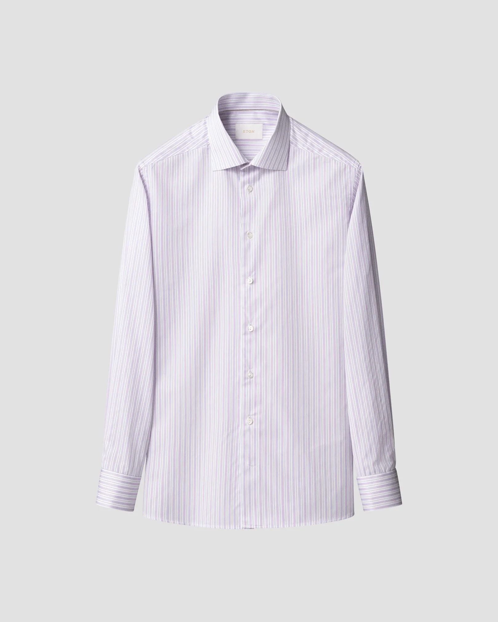 Eton - light purple striped supima 120 shirt