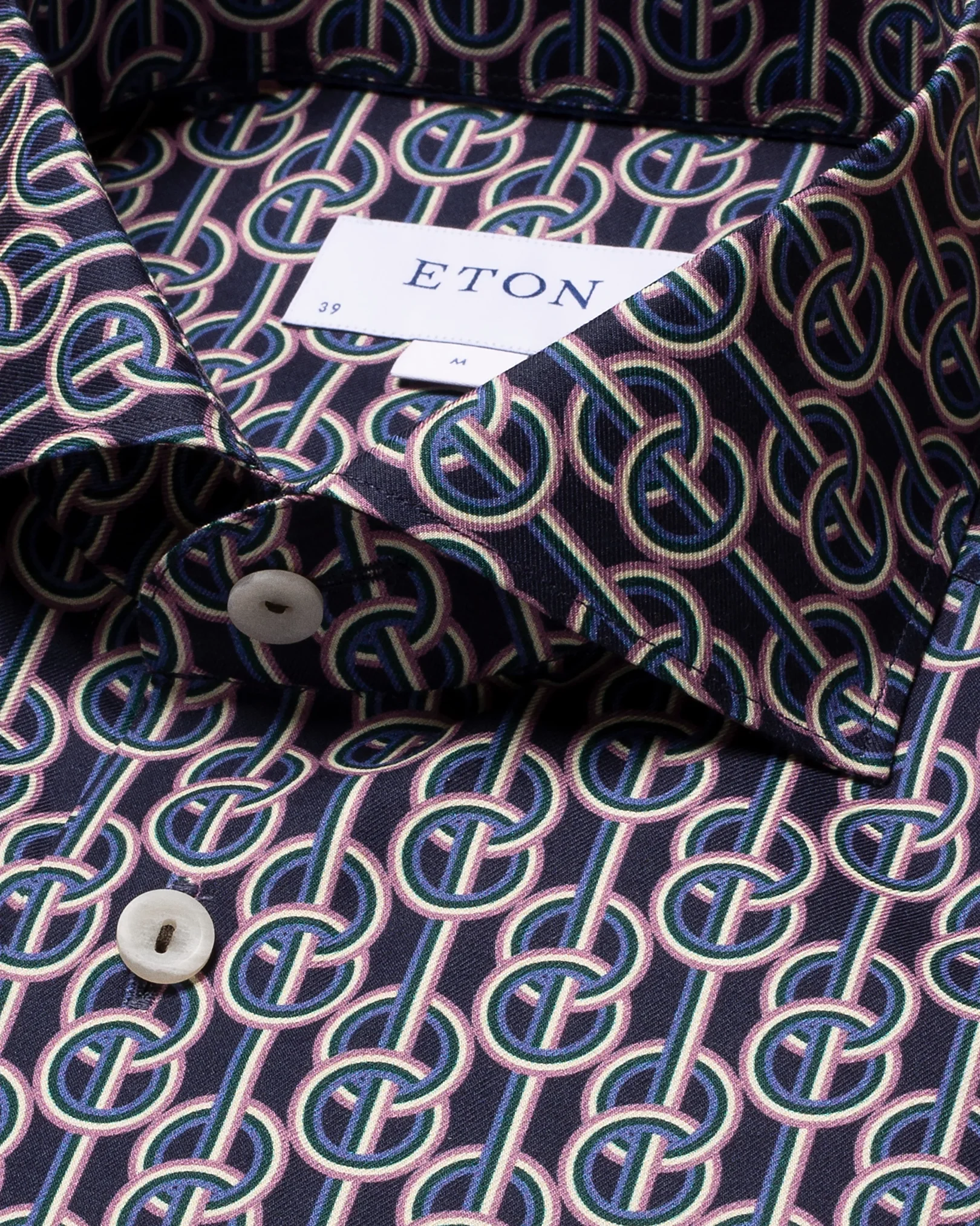 Eton - mid blue lightweight flannel