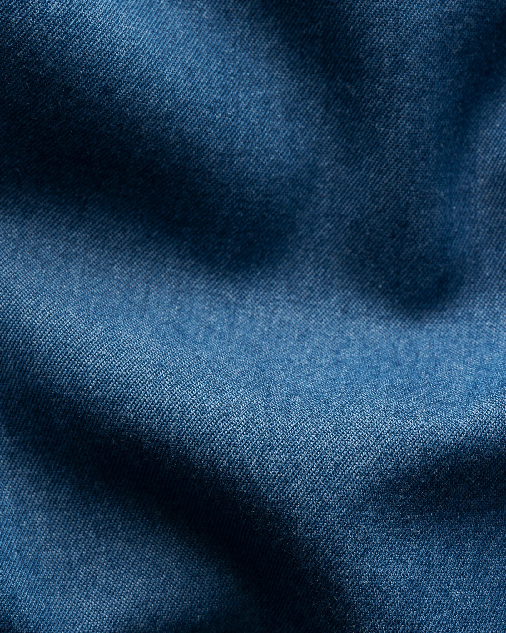 Eton - navy blue lightweight denim shirt 258