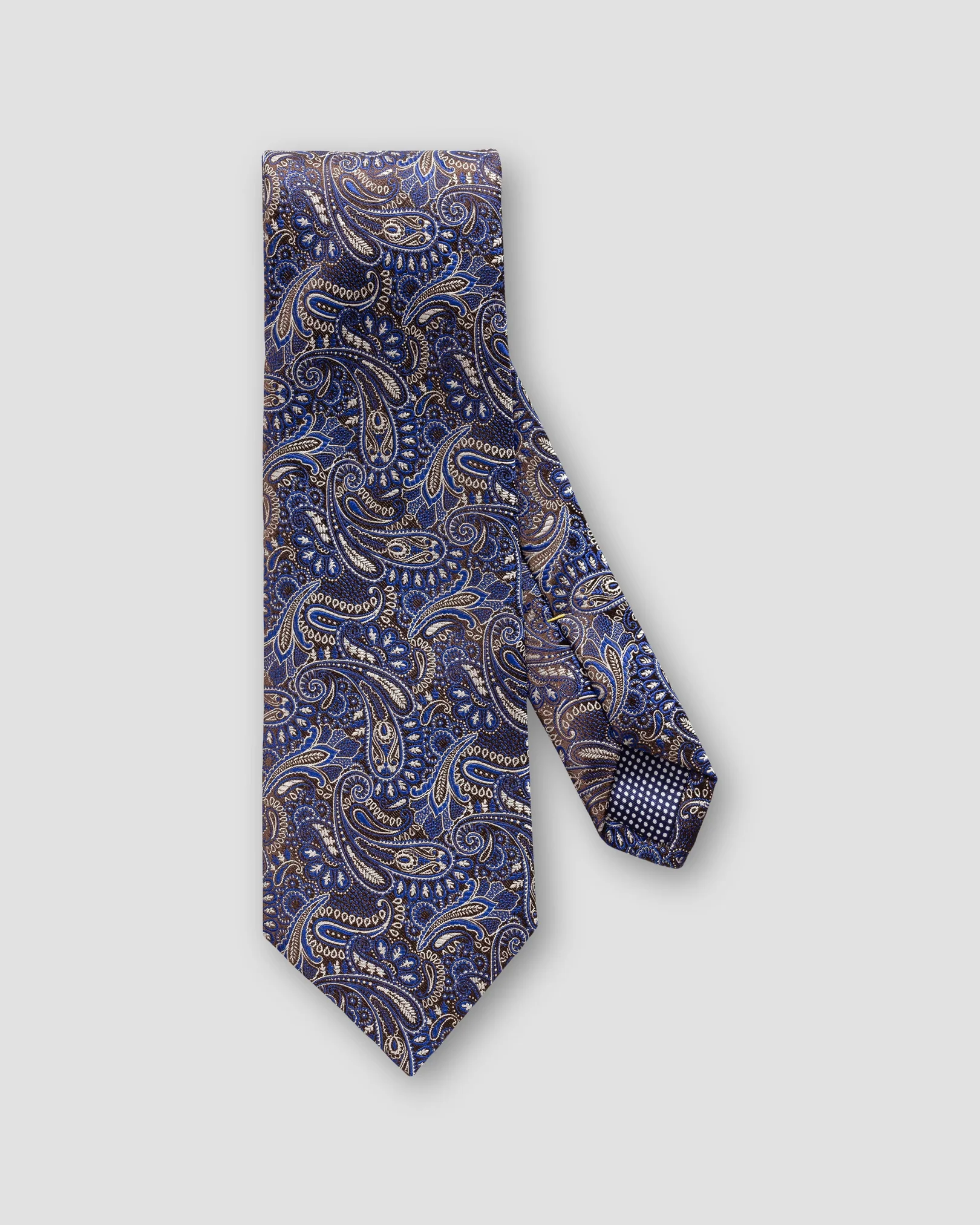 Eton - blue on blue tones paisley tie