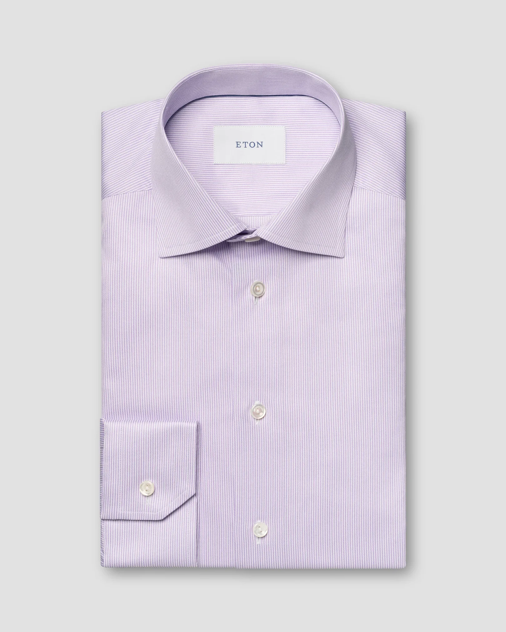 Eton - light purplesignature twill shirt