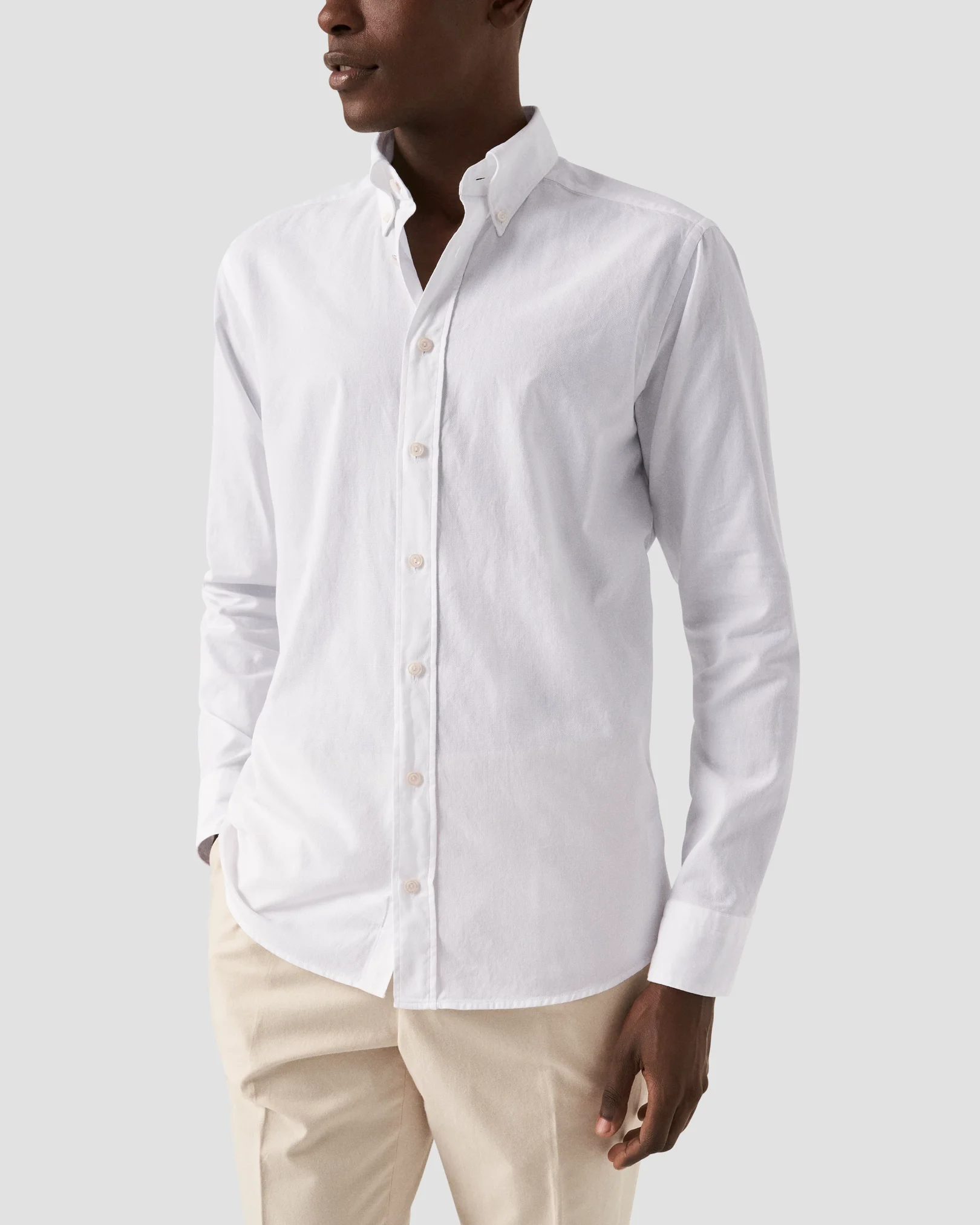 White Royal Oxford Shirt - Eton