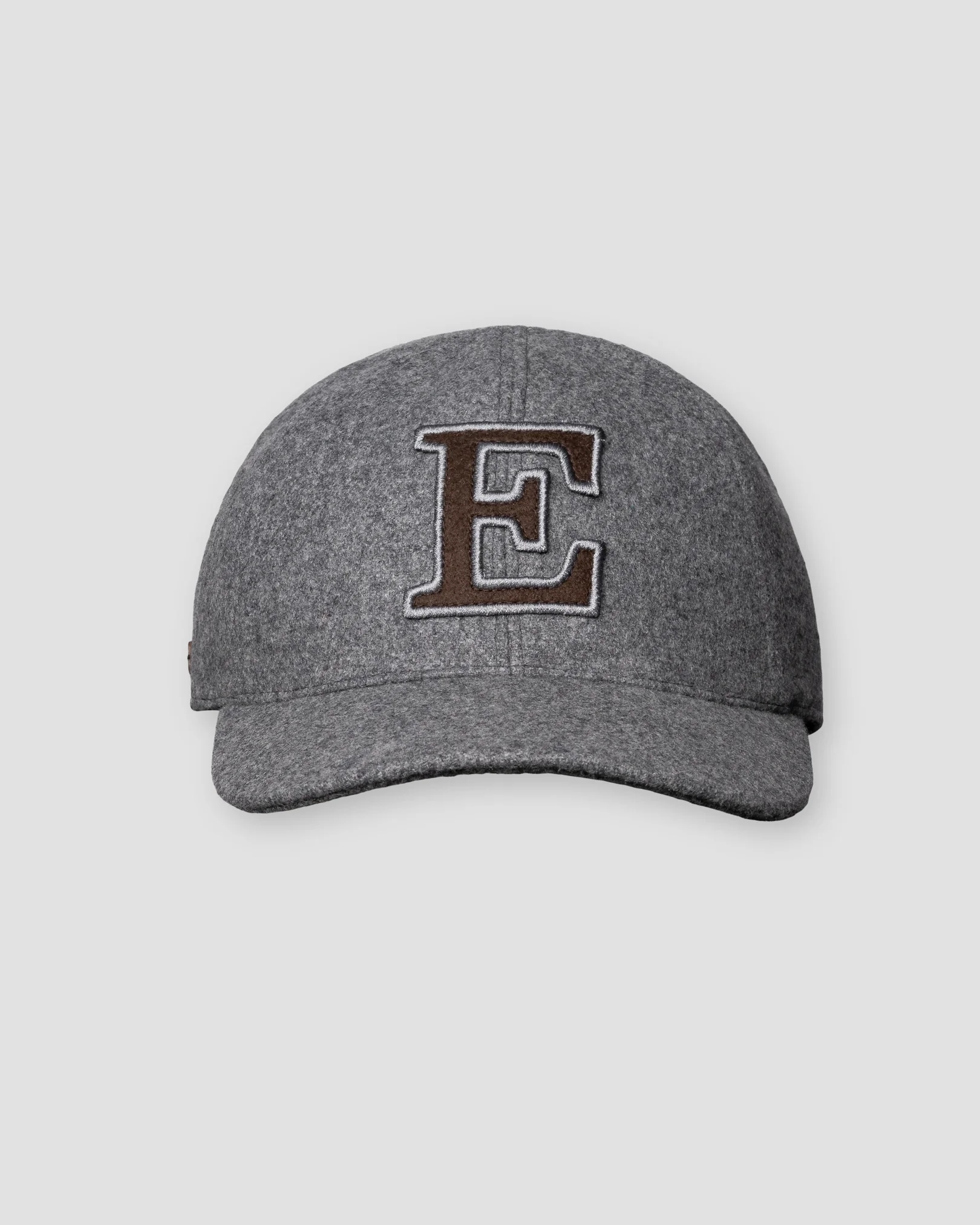 Eton - dark grey eton patch wool baseball cap