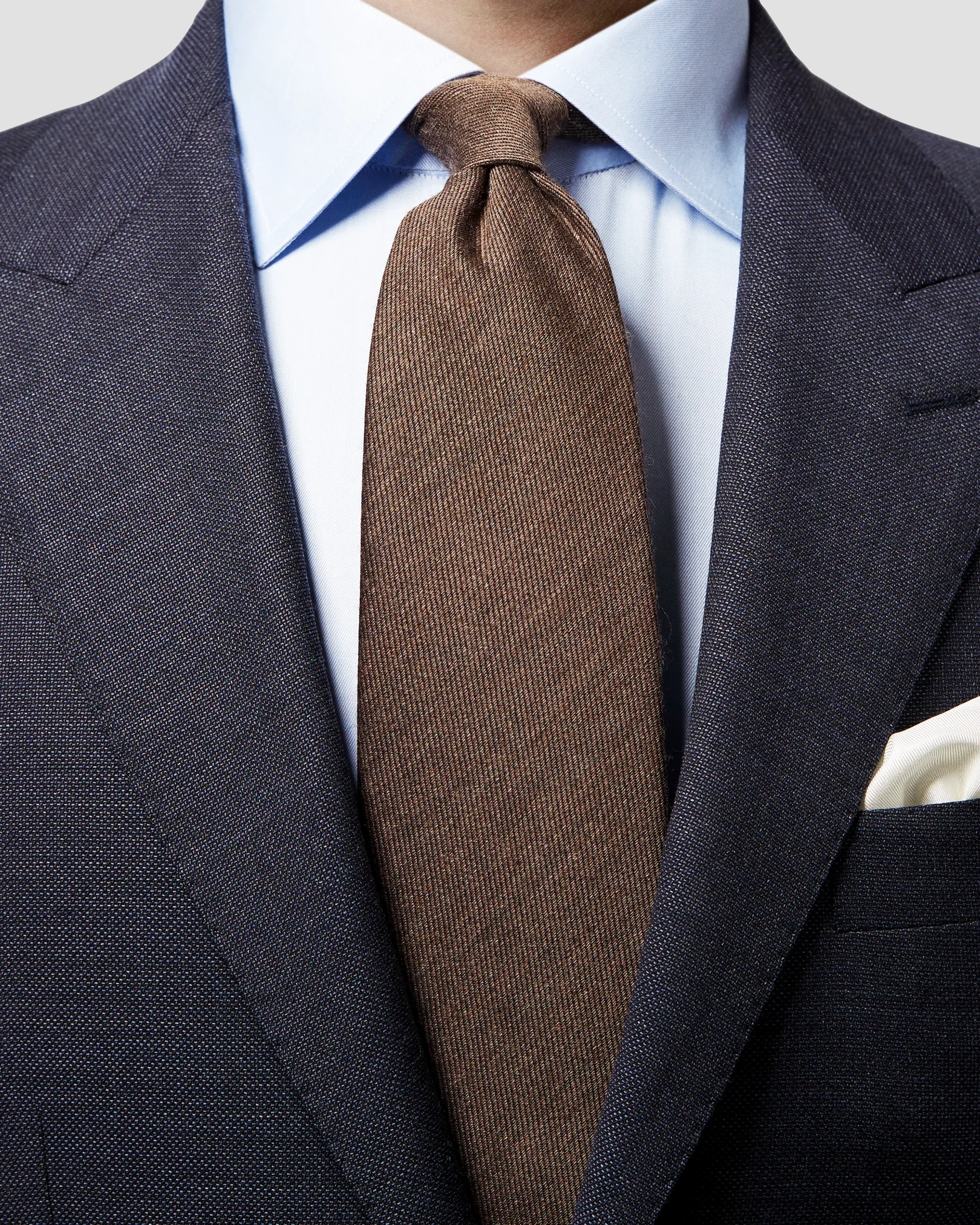 Eton - brown solid tie