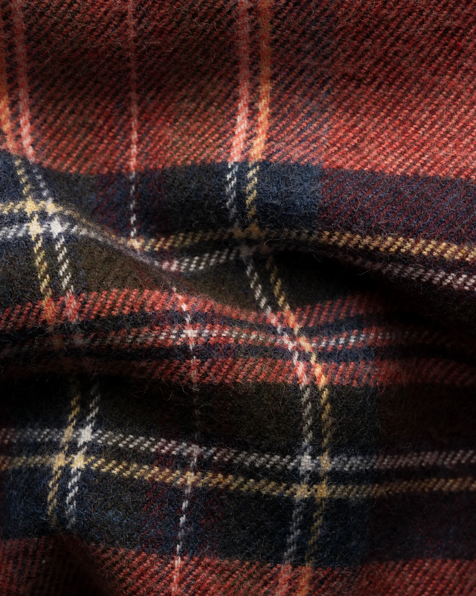 Eton - Plaid Check Flannel Shirt