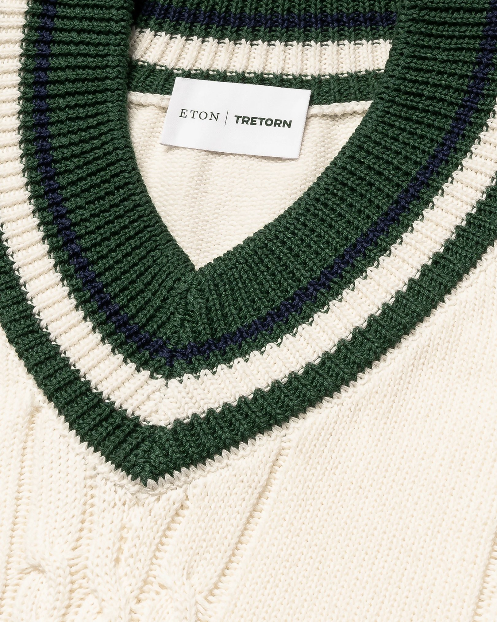 Eton - Eton x Tretorn Cotton V Neck Vest
