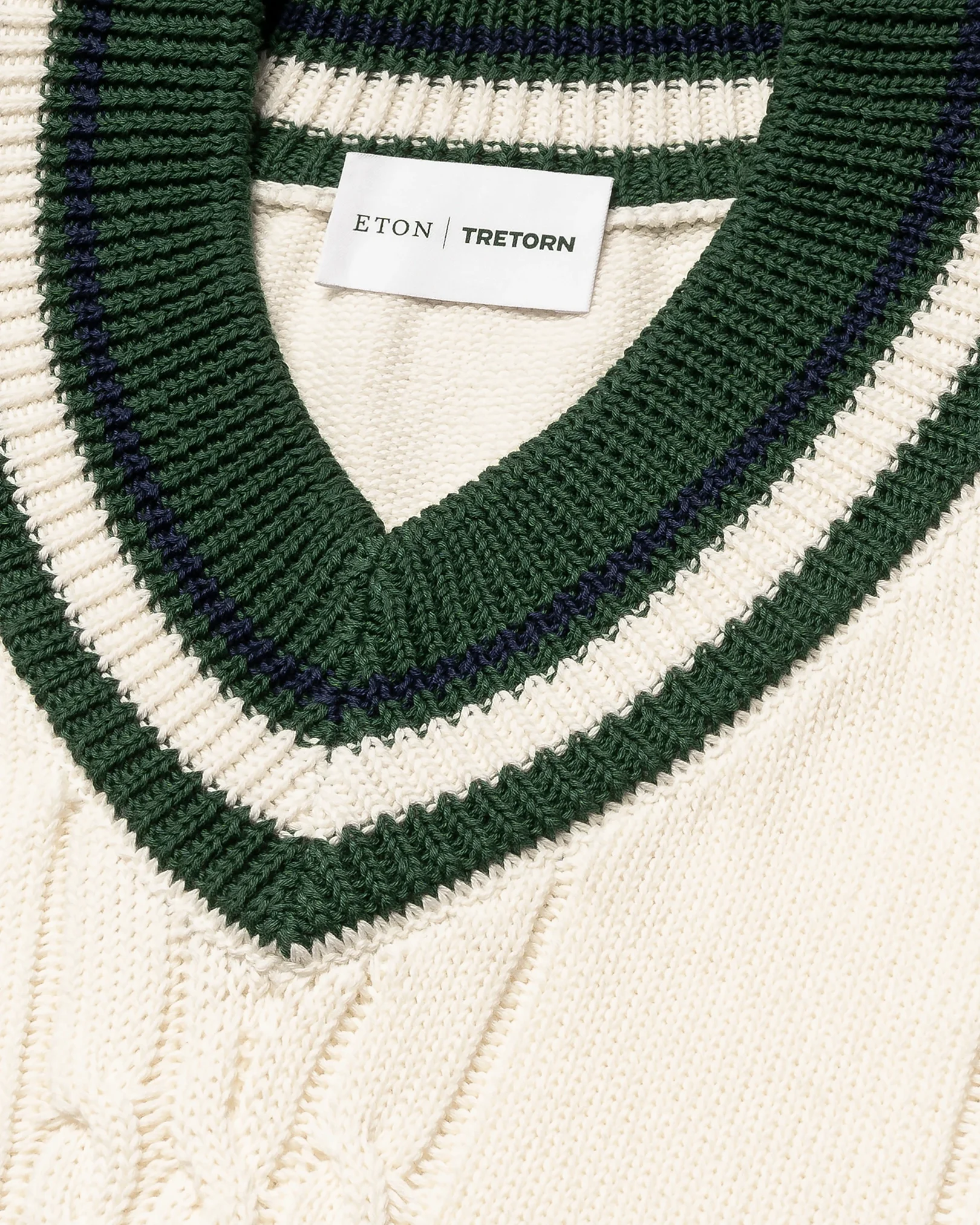 Eton - eton x tretorn cotton v neck vest